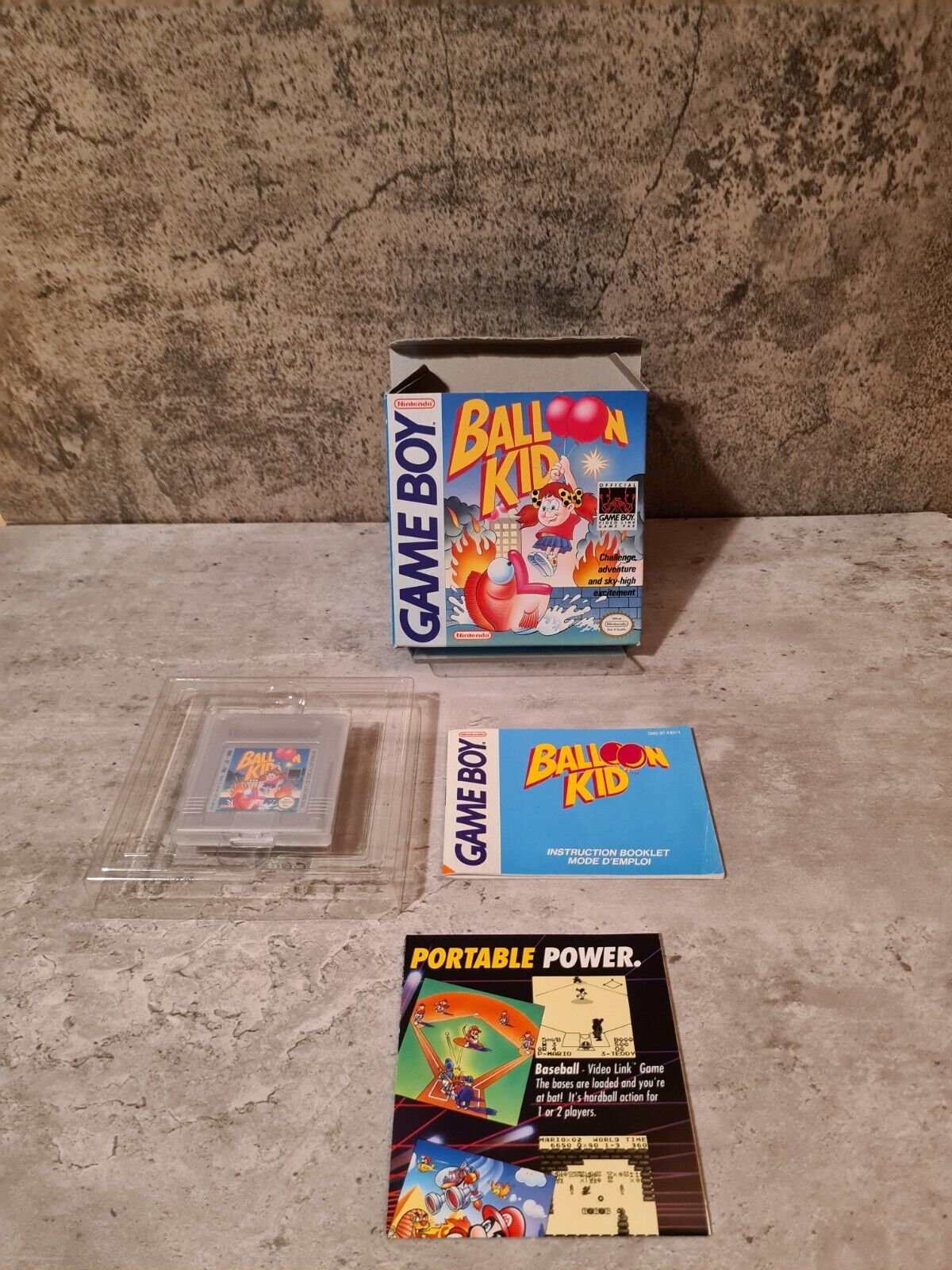 Nintendo Game Boy Classic Balloon Kid mit OVP und Anleitung USA/FAH - T-Retro-Games