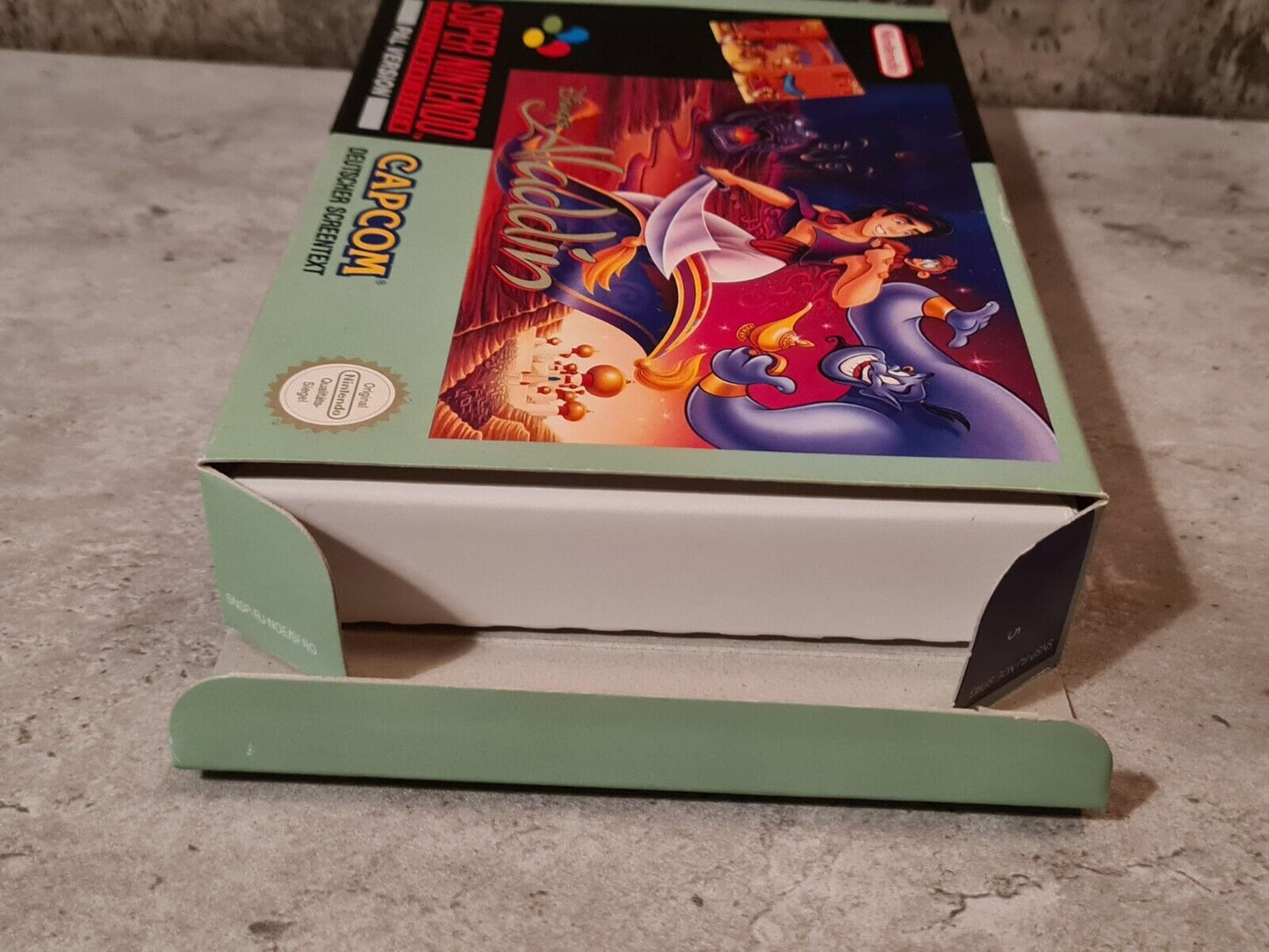 SNES Super Nintendo Disney's Aladdin mit OVP und Anleitung NOE/SFRG - T-Retro-Games
