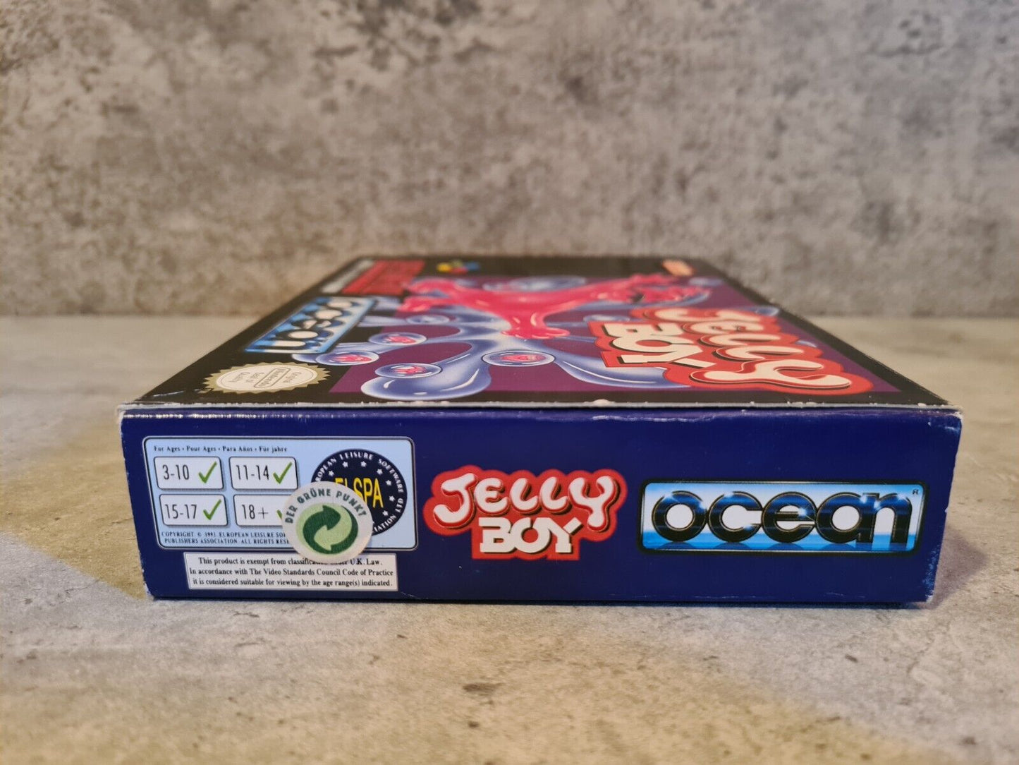 SNES Super Nintendo Jelly Boy mit OVP und Anleitung UKV - T-Retro-Games