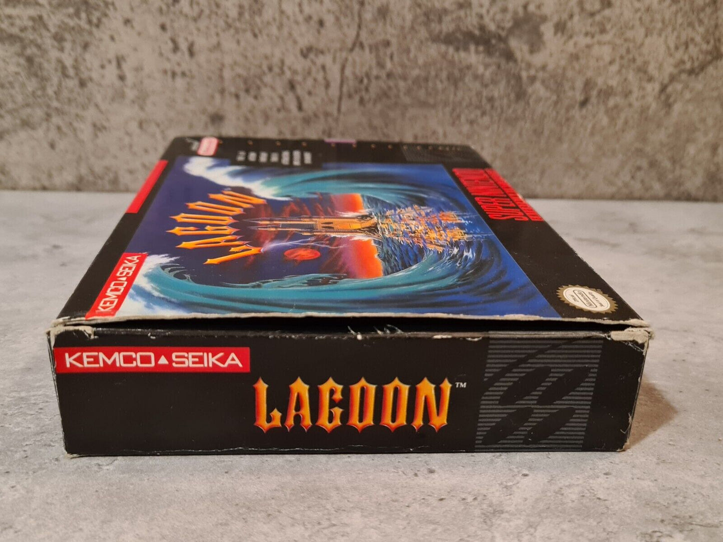 SNES Super Nintendo Lagoon mit OVP und Anleitung NTSC USA - T-Retro-Games