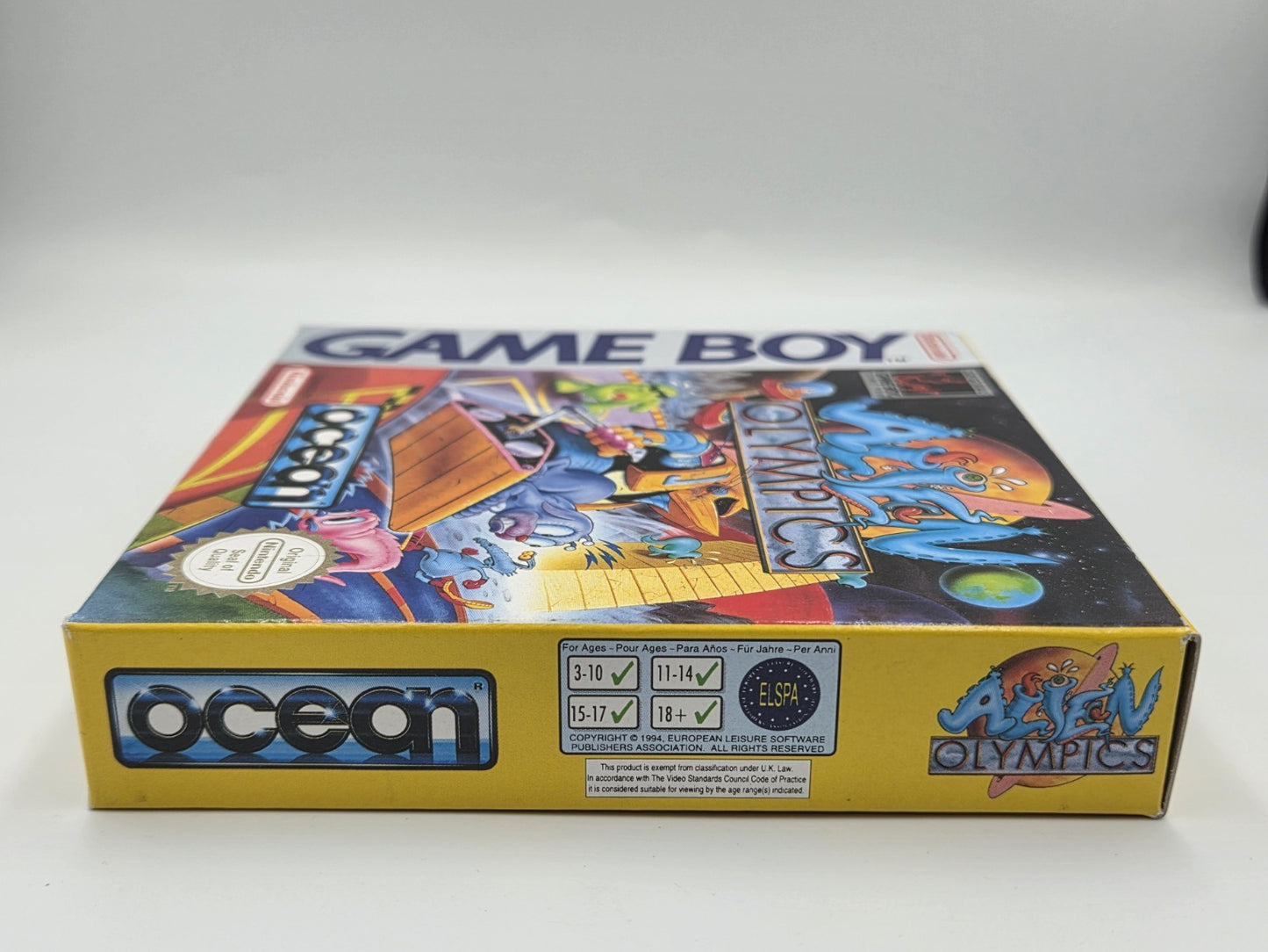 Nintendo Game Boy Classic Spiel Alien Olympics mit OVP und Anleitung FAH
