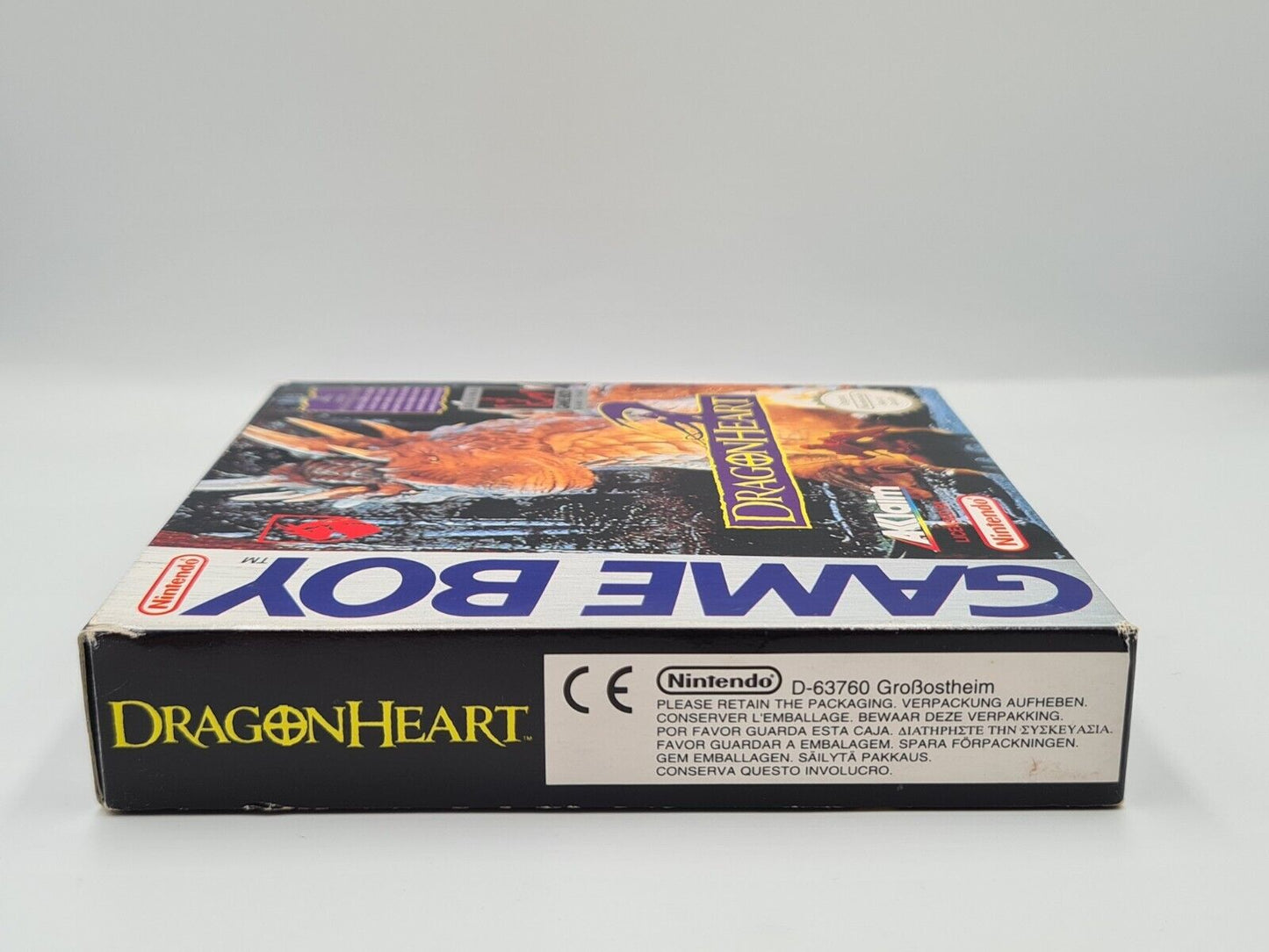 Nintendo Game Boy Classic DragonHeart mit OVP und Anleitung EUR - T-Retro-Games