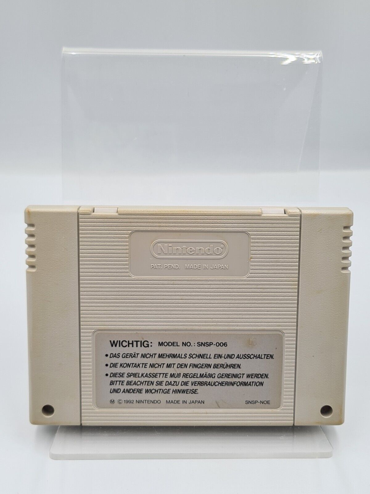 SNES Super Nintendo F-Zero Modul NOE - T-Retro-Games