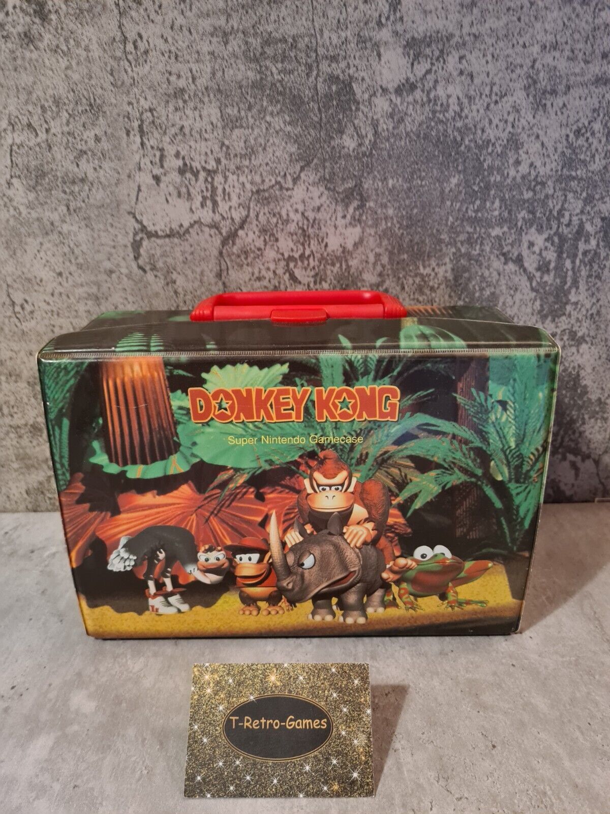 SNES Super Nintendo Koffer Case Donkey Kong Country - T-Retro-Games
