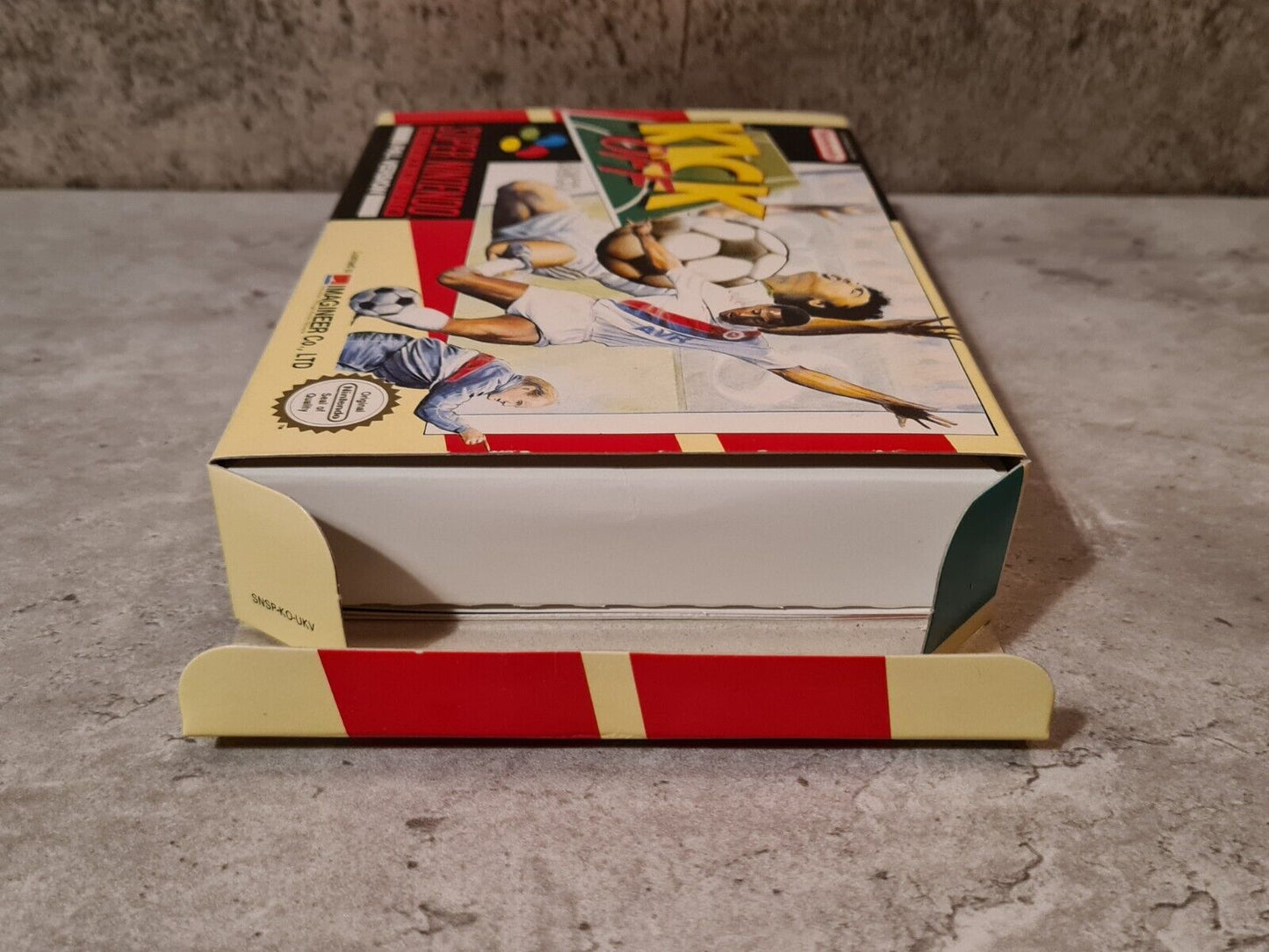 SNES Super Nintendo Kick Off mit OVP und Anleitung UKV - T-Retro-Games