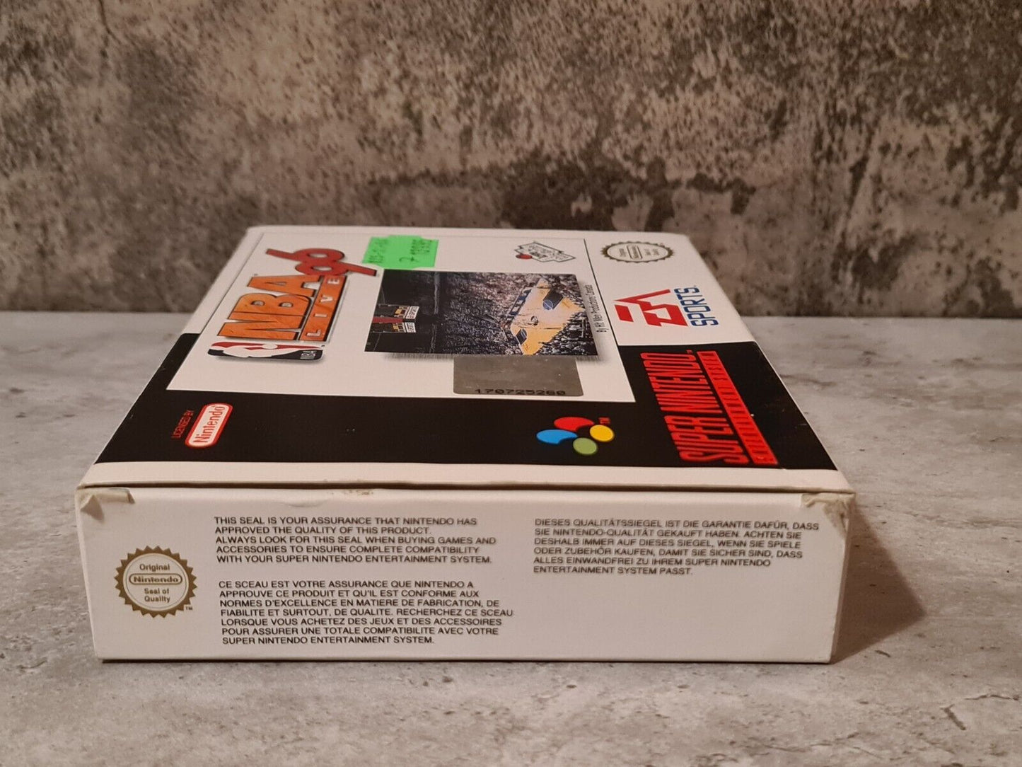 SNES Super Nintendo NBA Live 96 mit OVP und Anleitung EUR - T-Retro-Games