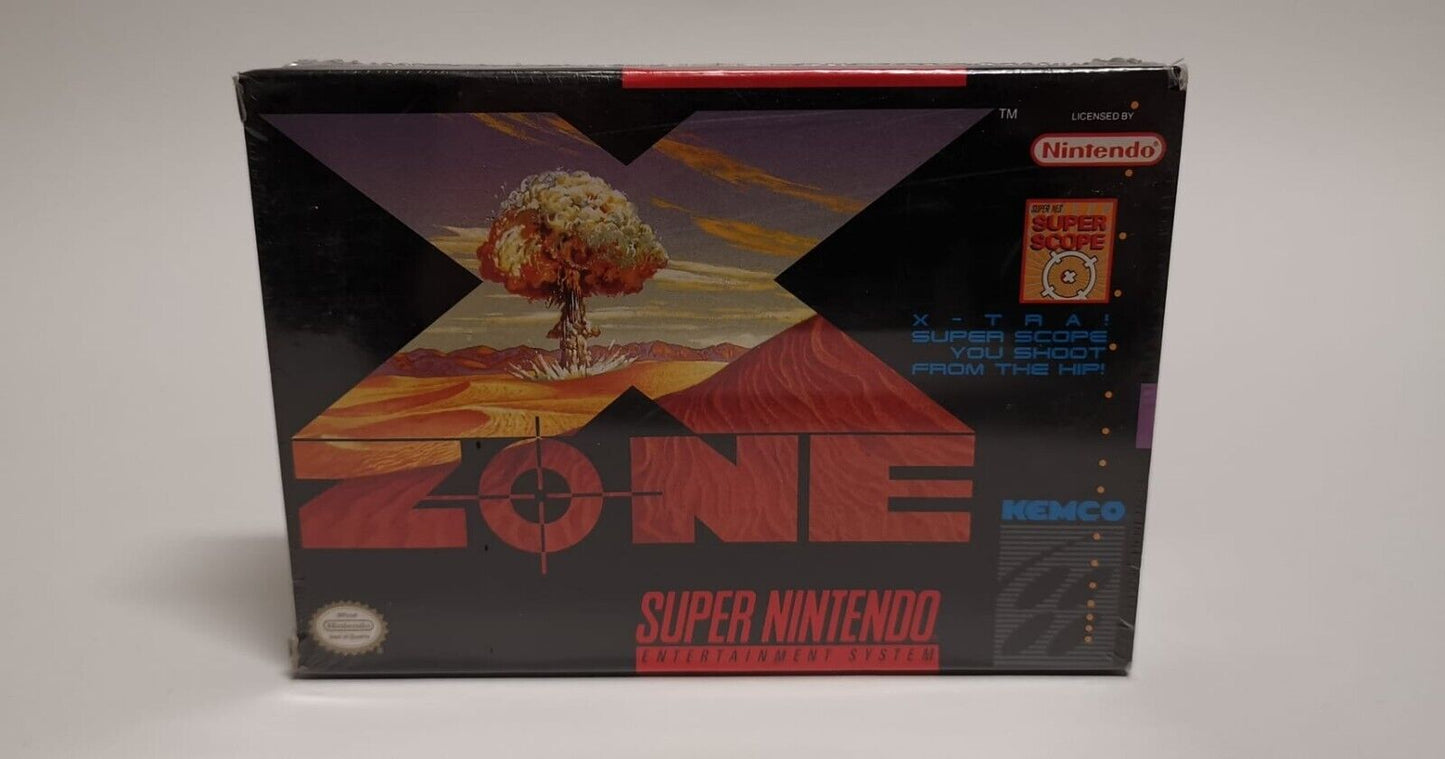 SNES Super Nintendo X-Zone - NEU - New - Sealed OVP - NTSC USA - T-Retro-Games