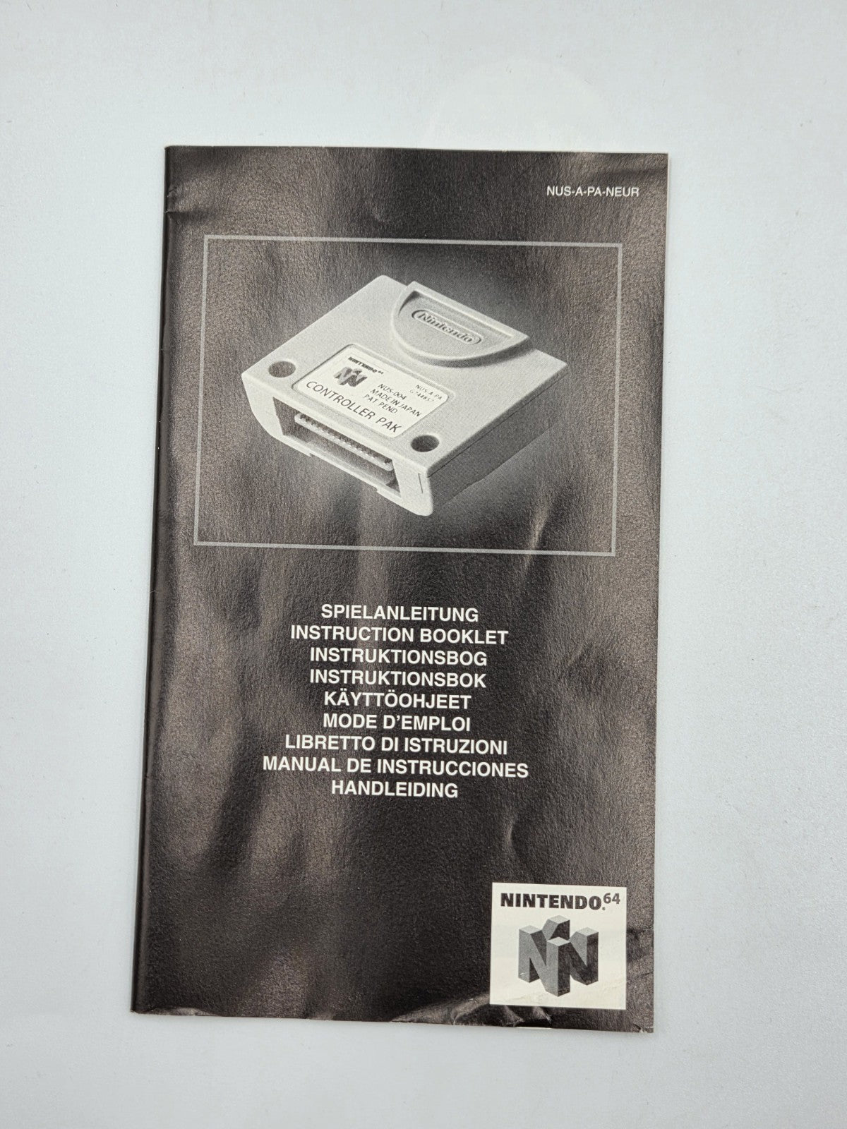 N64 Nintendo 64 Controller Pak NUS-004 OVP