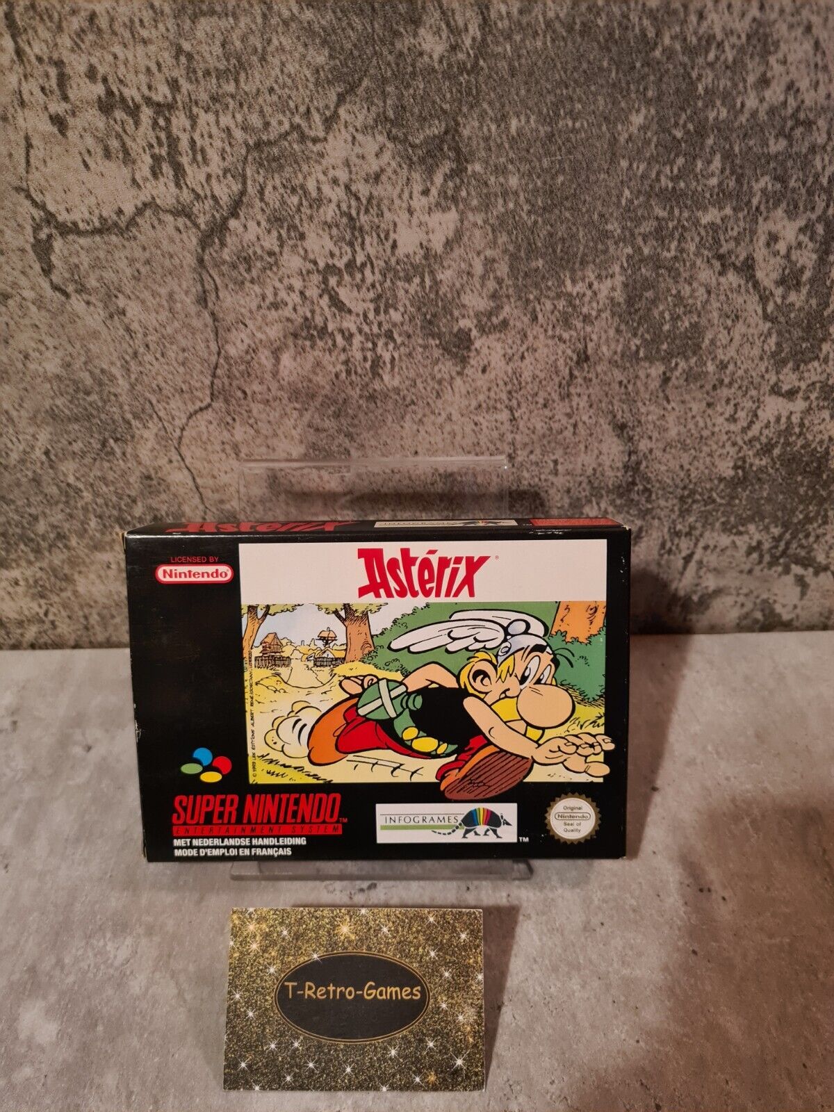 SNES Super Nintendo Asterix mit OVP und Anleitung FAH - T-Retro-Games