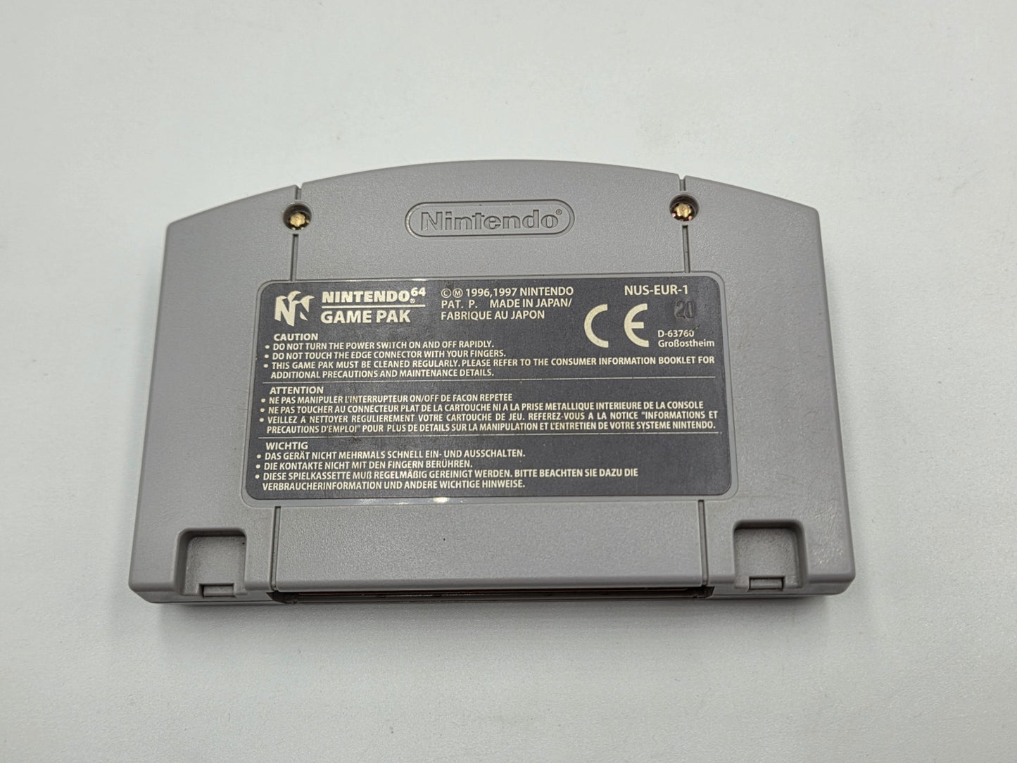 N64 Nintendo 64 Nagano Winter Olympics 98 mit OVP und Anleitung EUR