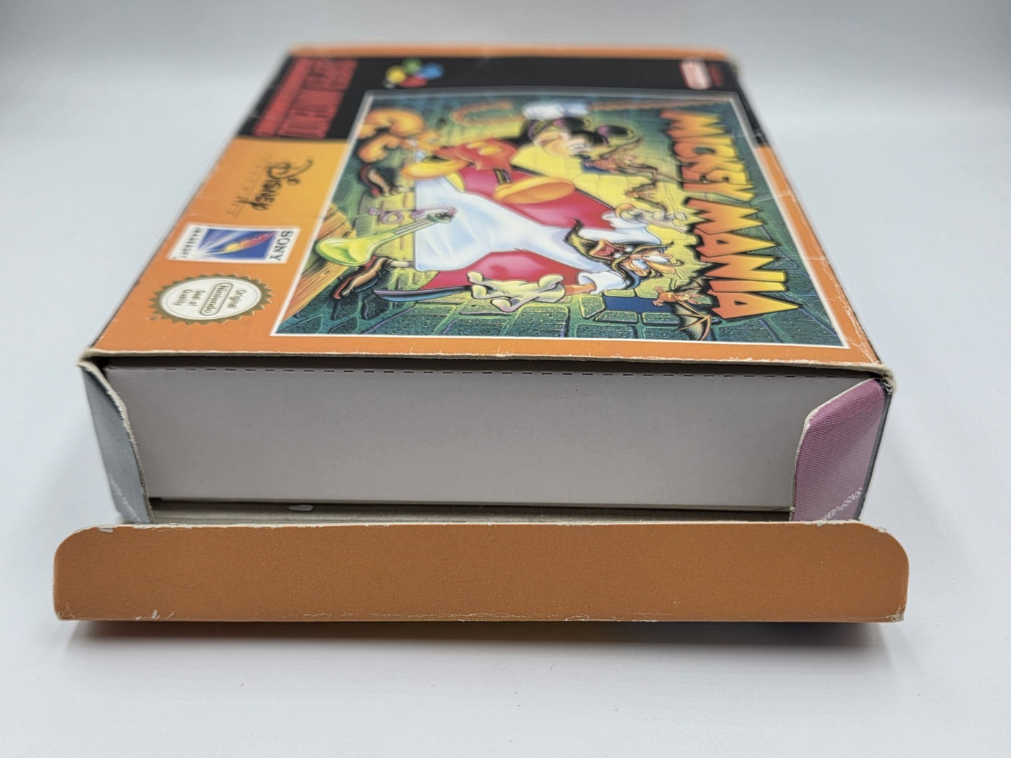 SNES Super Nintendo Mickey Mania mit OVP und Anleitung EUR