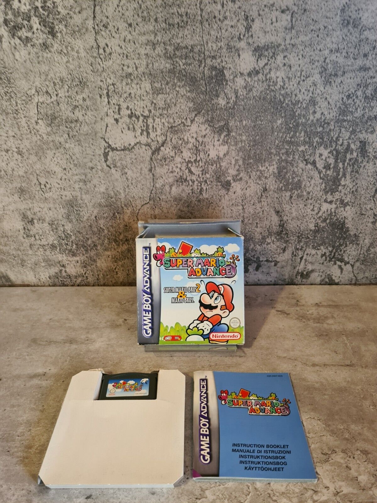 Nintendo Gameboy Advance Super Mario Advance mit OVP und Anleitung EUR - T-Retro-Games