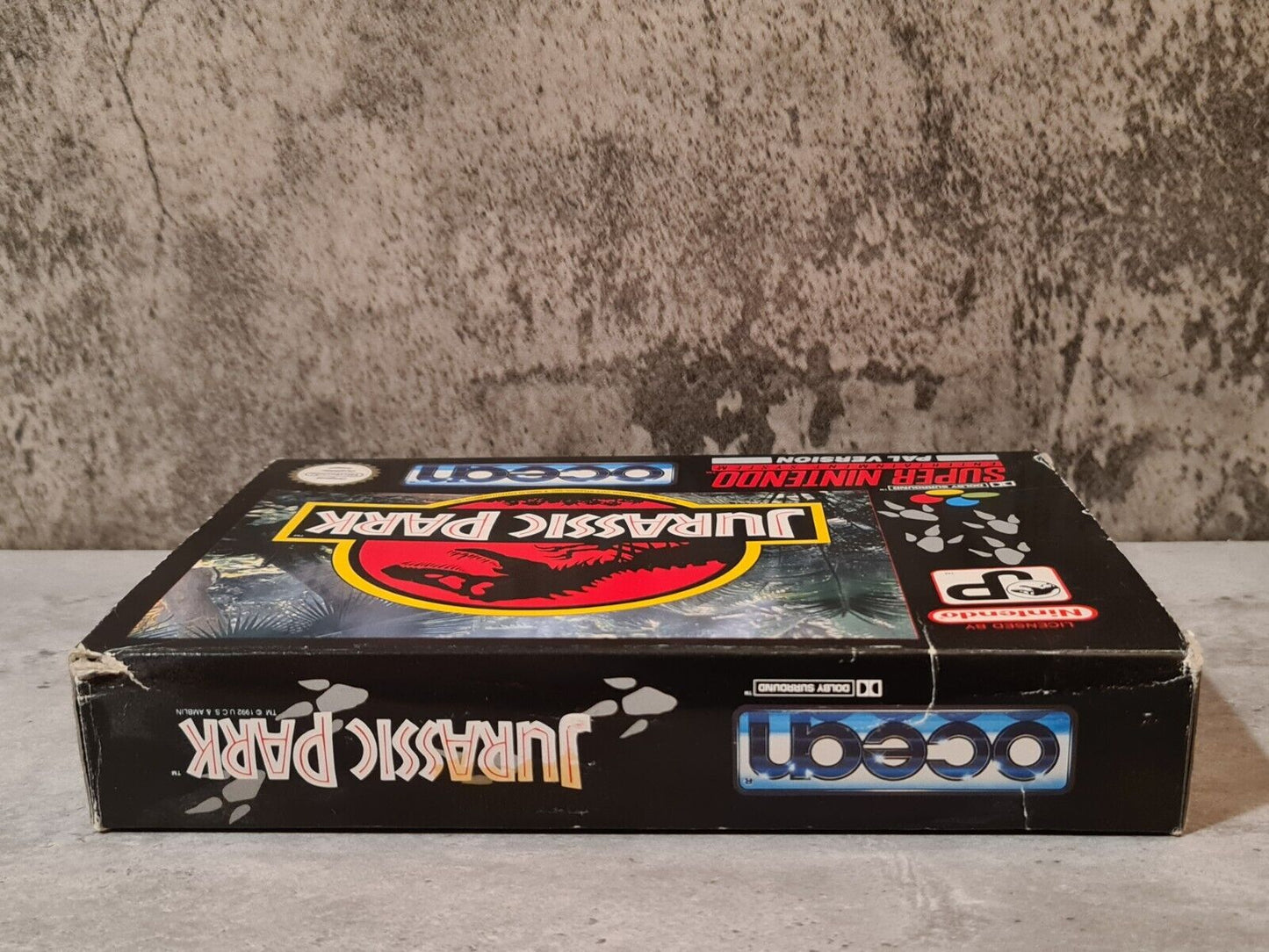 SNES Super Nintendo Jurassic Park mit OVP und Anleitung NOE/SFRG - T-Retro-Games