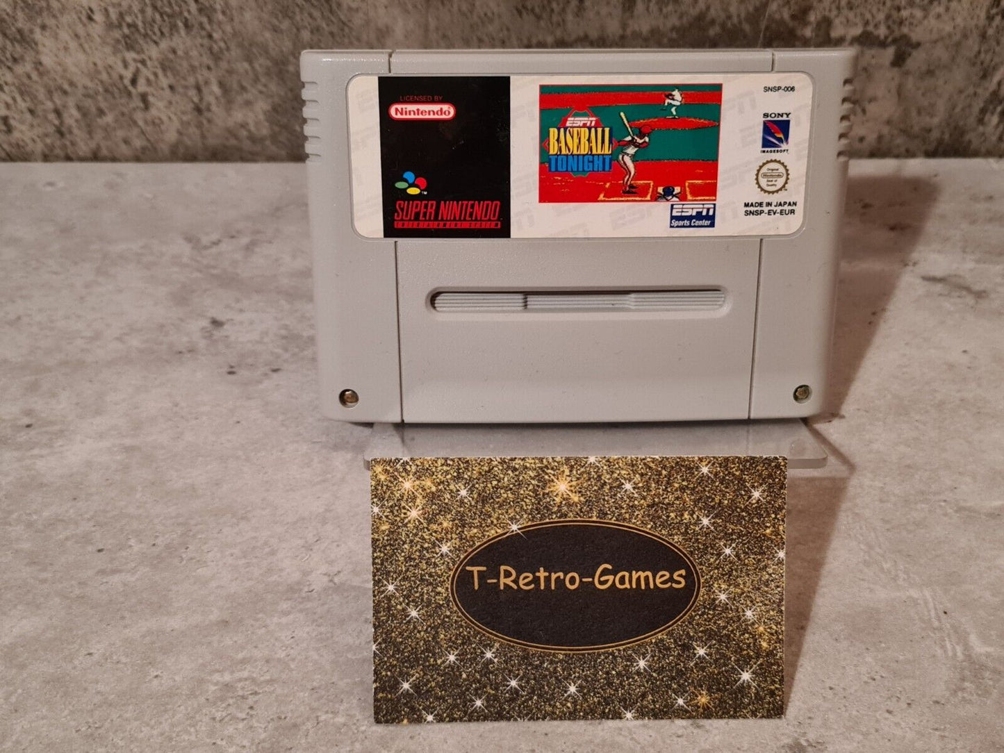 SNES Super Nintendo ESPN Baseball Tonight Modul EUR - T-Retro-Games