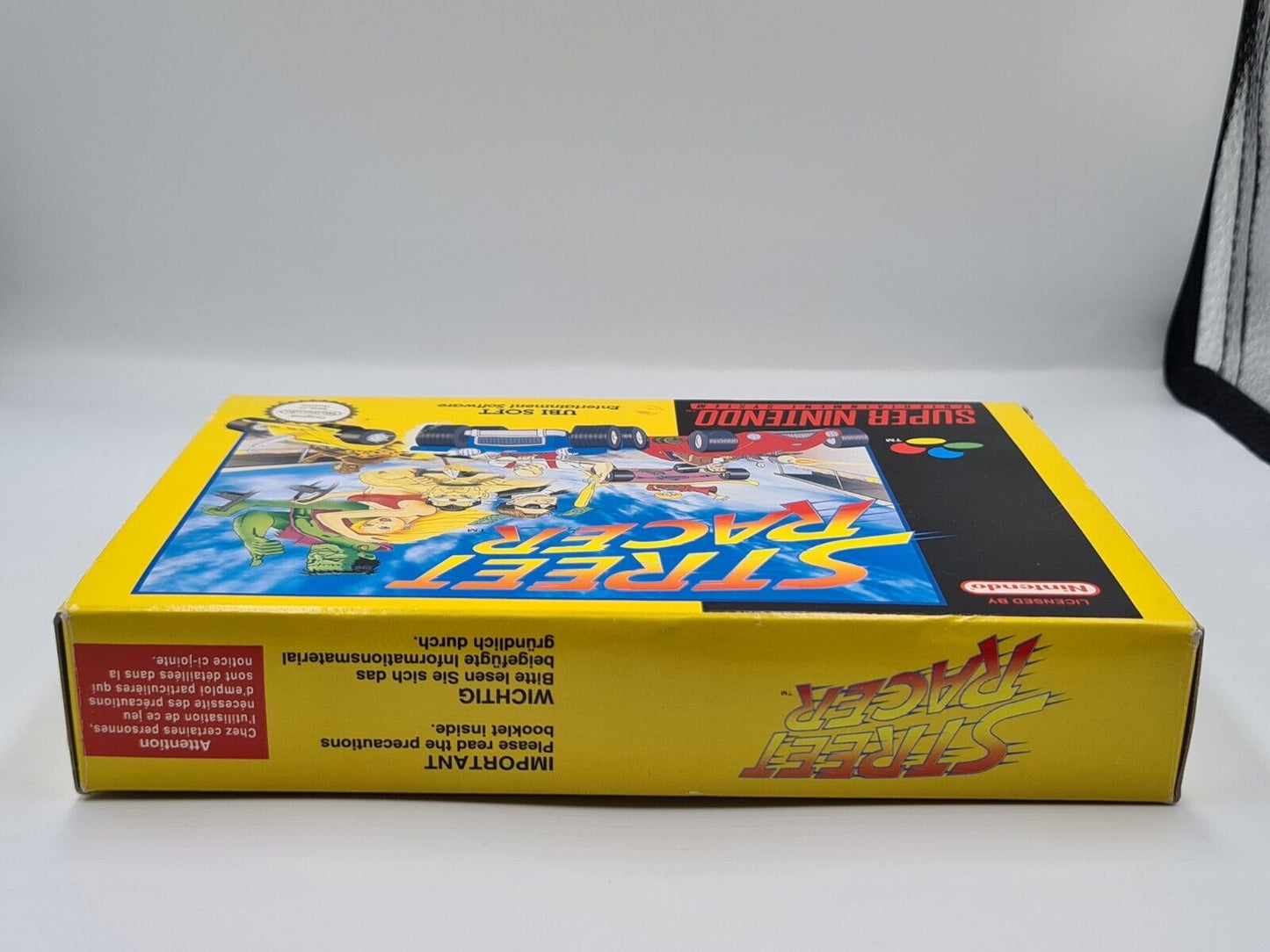SNES Super Nintendo Street Racer mit OVP und Anleitung + Poster EUR - T-Retro-Games