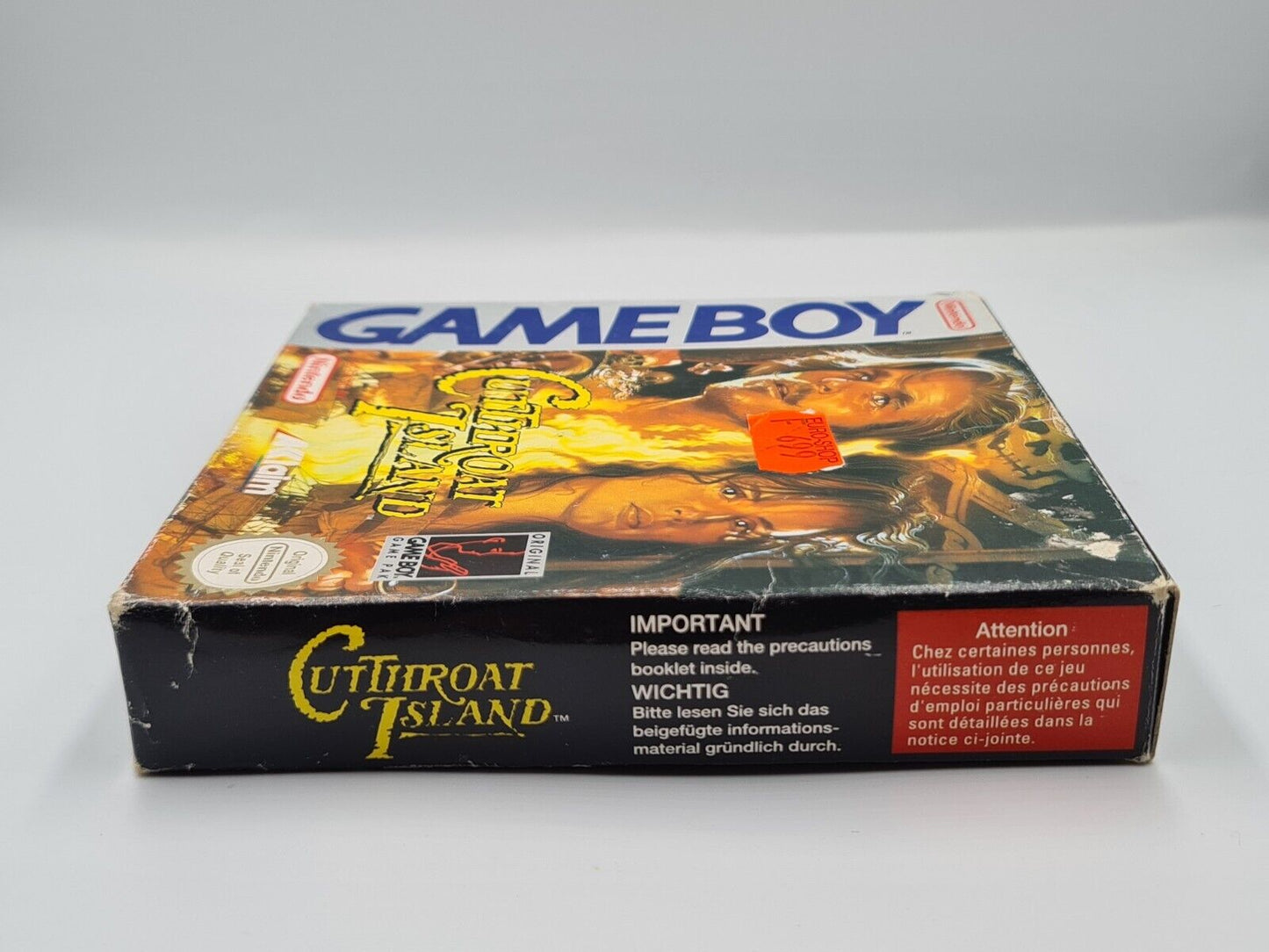 Nintendo Game Boy Classic Cutthroat Island mit OVP und Anleitung EUR - T-Retro-Games