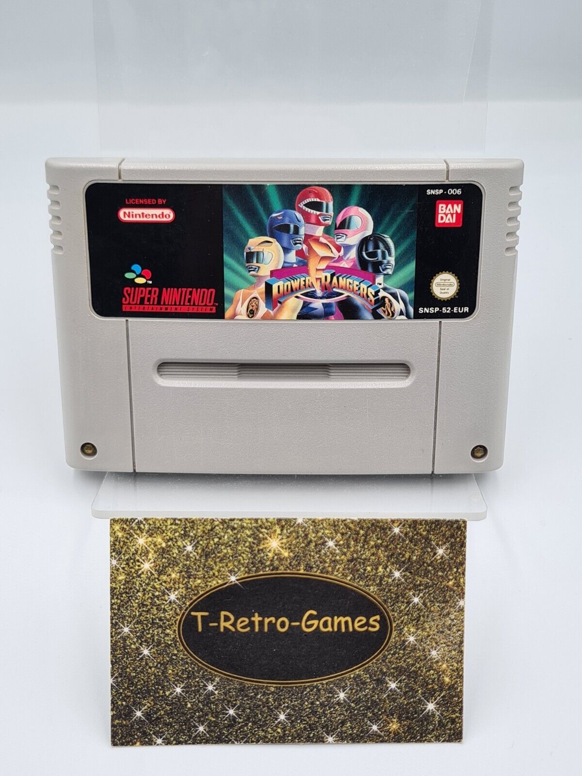 SNES Super Nintendo Power Rangers Modul EUR - T-Retro-Games