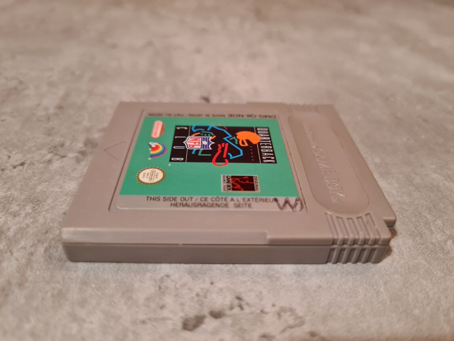 Nintendo Gameboy Classic Spiel NFL Quarterback Club Modul NOE - T-Retro-Games