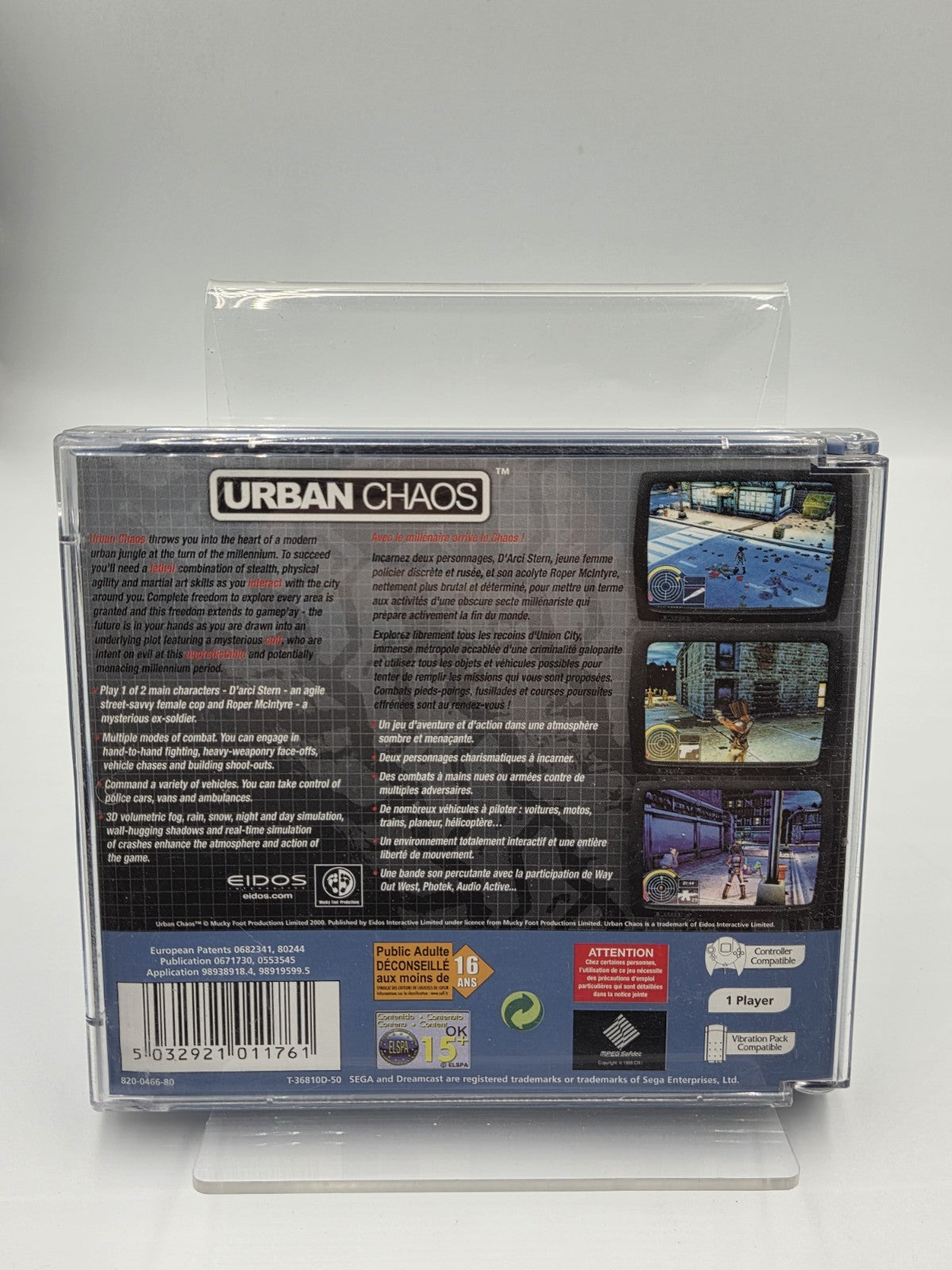 Sega Dreamcast Urban Chaos mit OVP und Anleitung Multilingual