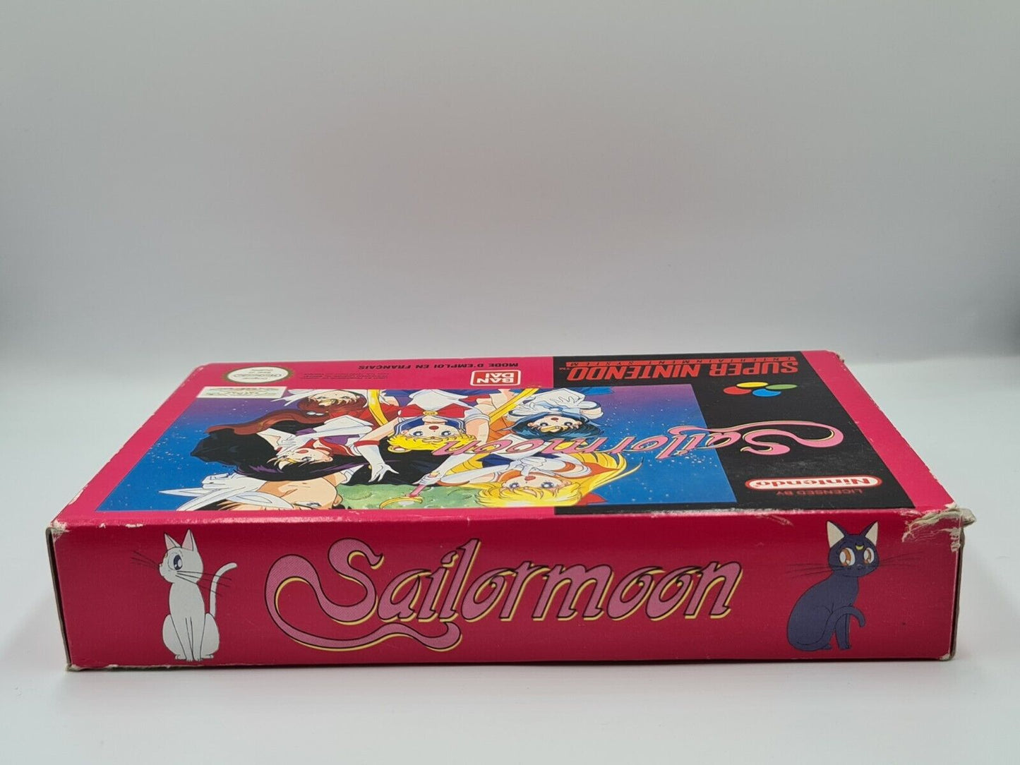 SNES Super Nintendo Sailor Moon mit OVP und Anleitung FRA/SFRA - T-Retro-Games