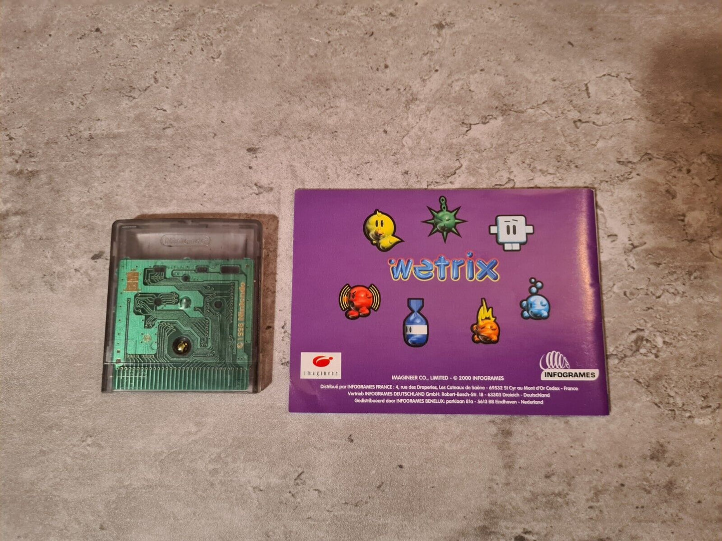 Nintendo Game Boy Color Wetrix mit OVP und Anleitung EUR - T-Retro-Games