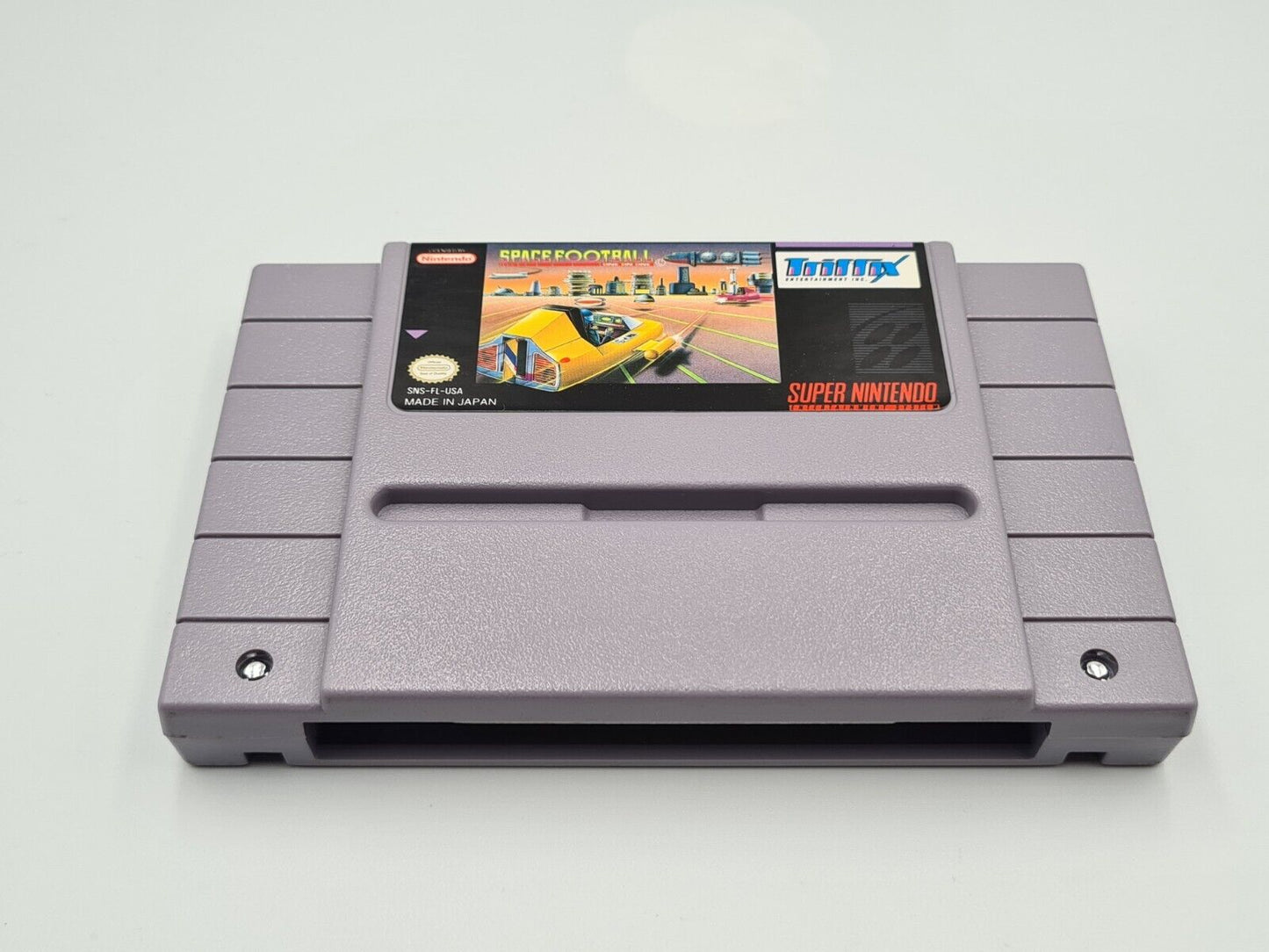 SNES Super Nintendo Space Football - One on One mit OVP und Anleitung NTSC USA - T-Retro-Games