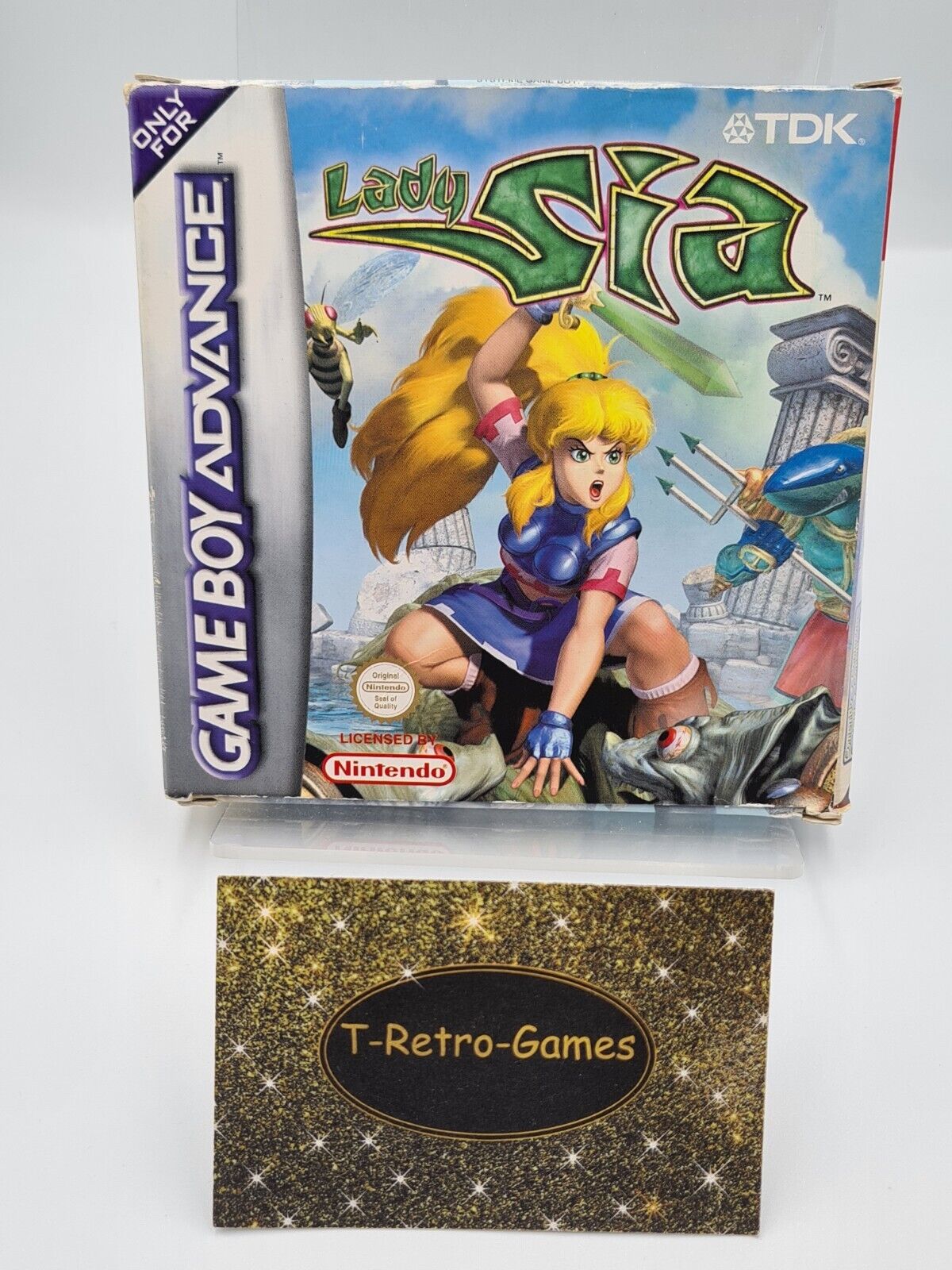 Nintendo Game Boy Advance Lady Sia mit OVP und Anleitung EUR - T-Retro-Games