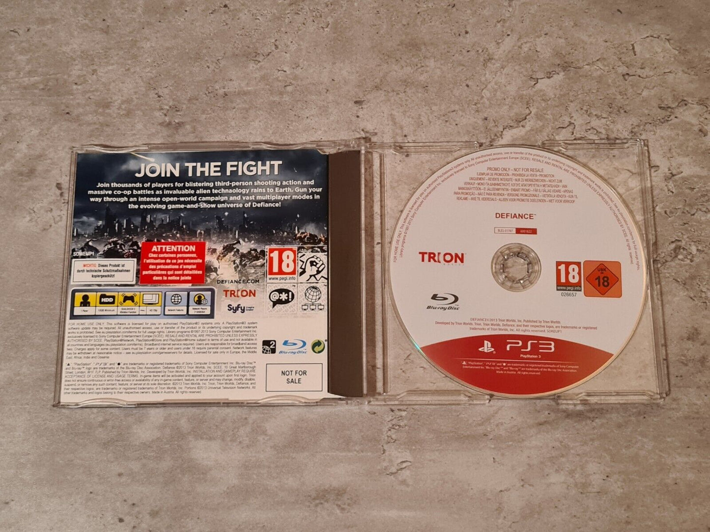 PS3 Playstation 3 Defiance Promo-CD NOT FOR RESALE - T-Retro-Games