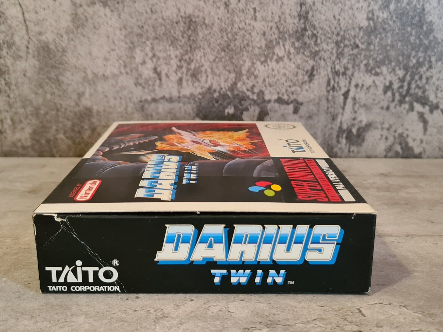 SNES Super Nintendo Darius Twin mit OVP und Anleitung NOE - T-Retro-Games