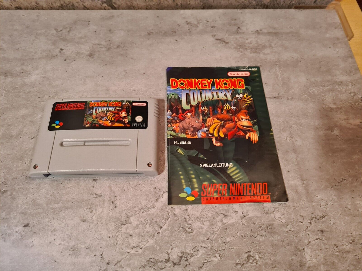 SNES Super Nintendo Donkey Kong Country mit OVP und Anleitung NOE - T-Retro-Games