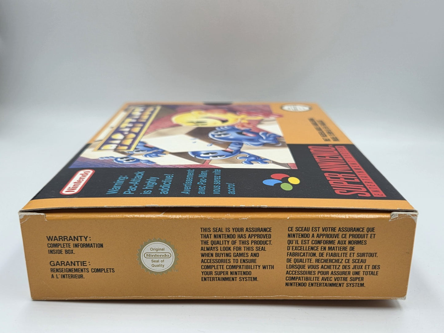 SNES Super Nintendo Pac-Attack mit OVP und Anleitung FAH