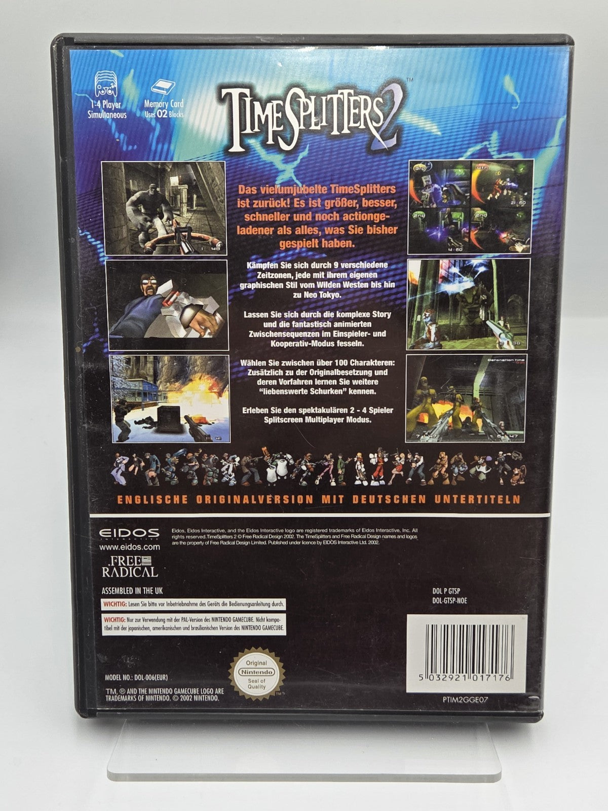 Nintendo GameCube TimeSplitters 2 mit OVP und Anleitung NOE - T-Retro-Games