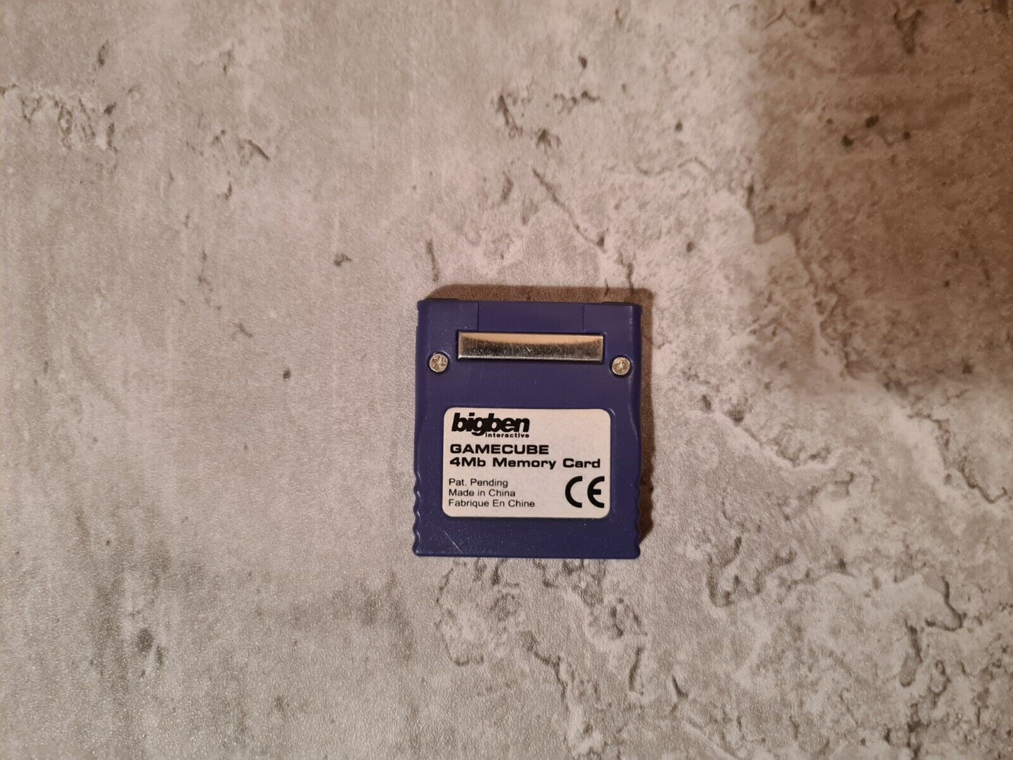 Nintendo Gamecube Memory Card 4 MB BigBen Lila Violett - T-Retro-Games