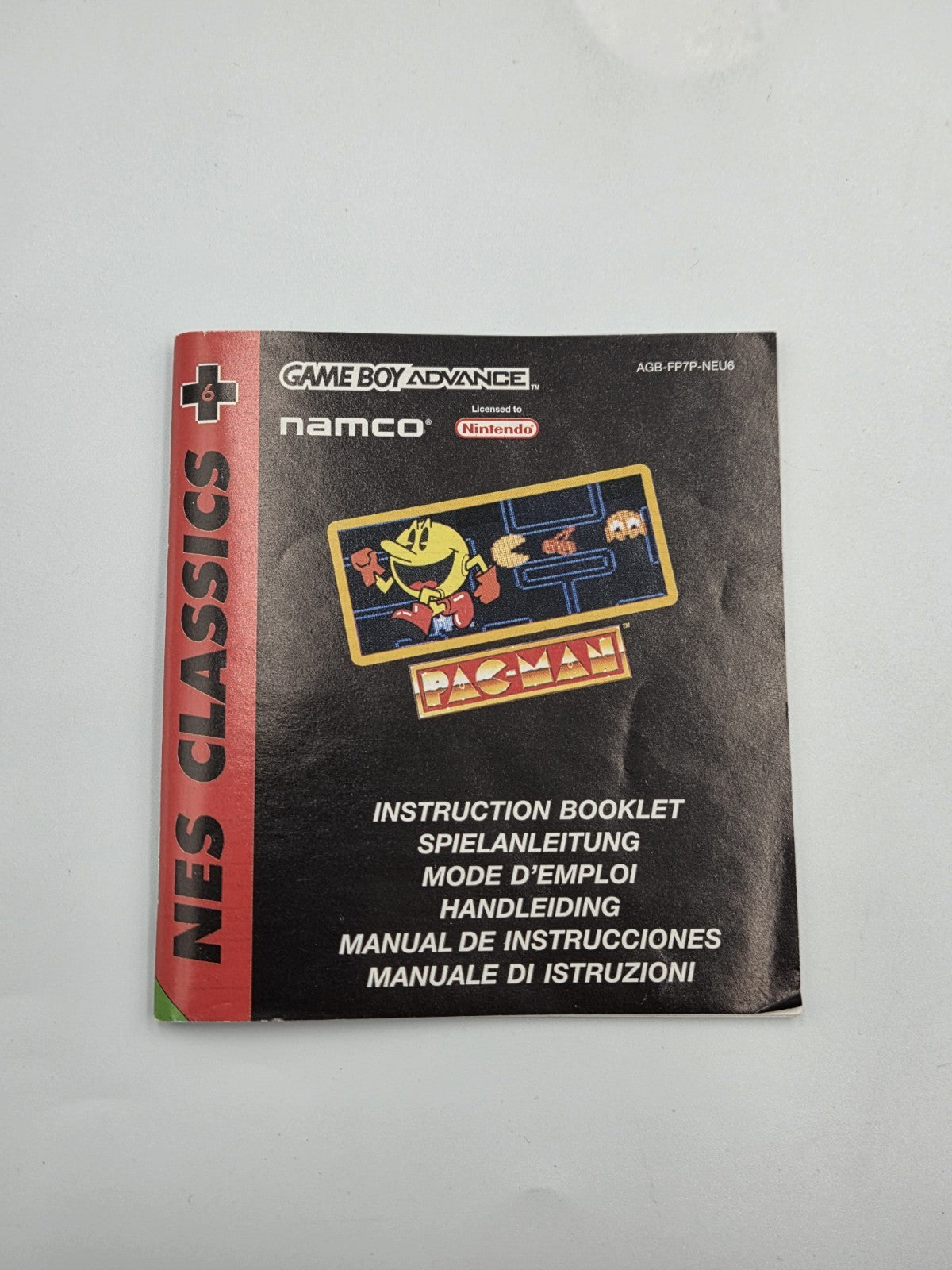 Nintendo Game Boy Advance Pac-Man NES Classics mit OVP und Anleitung EUR