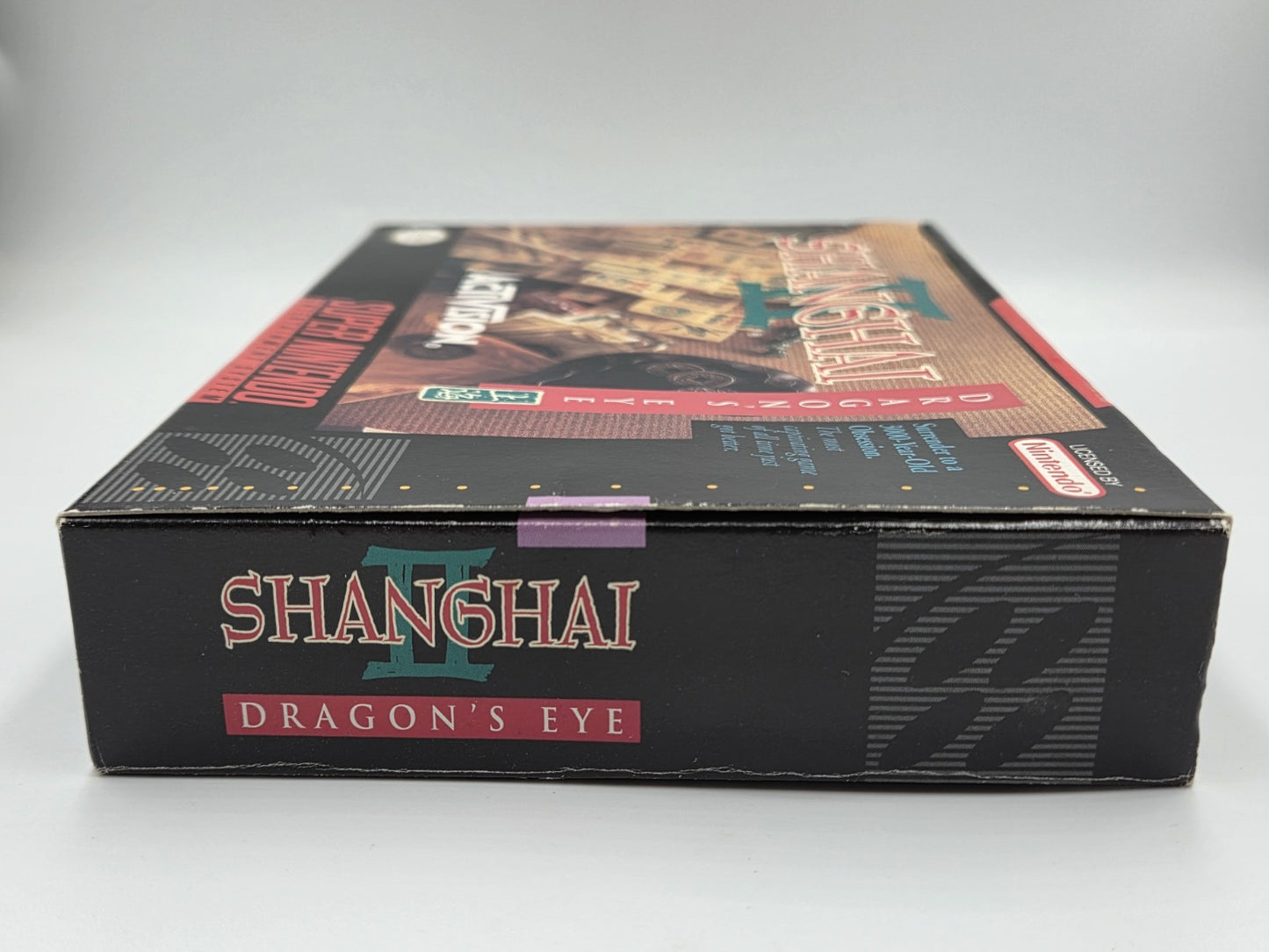 SNES Super Nintendo Shanghai II Dragon's Eye mit OVP und Anleitung NTSC USA
