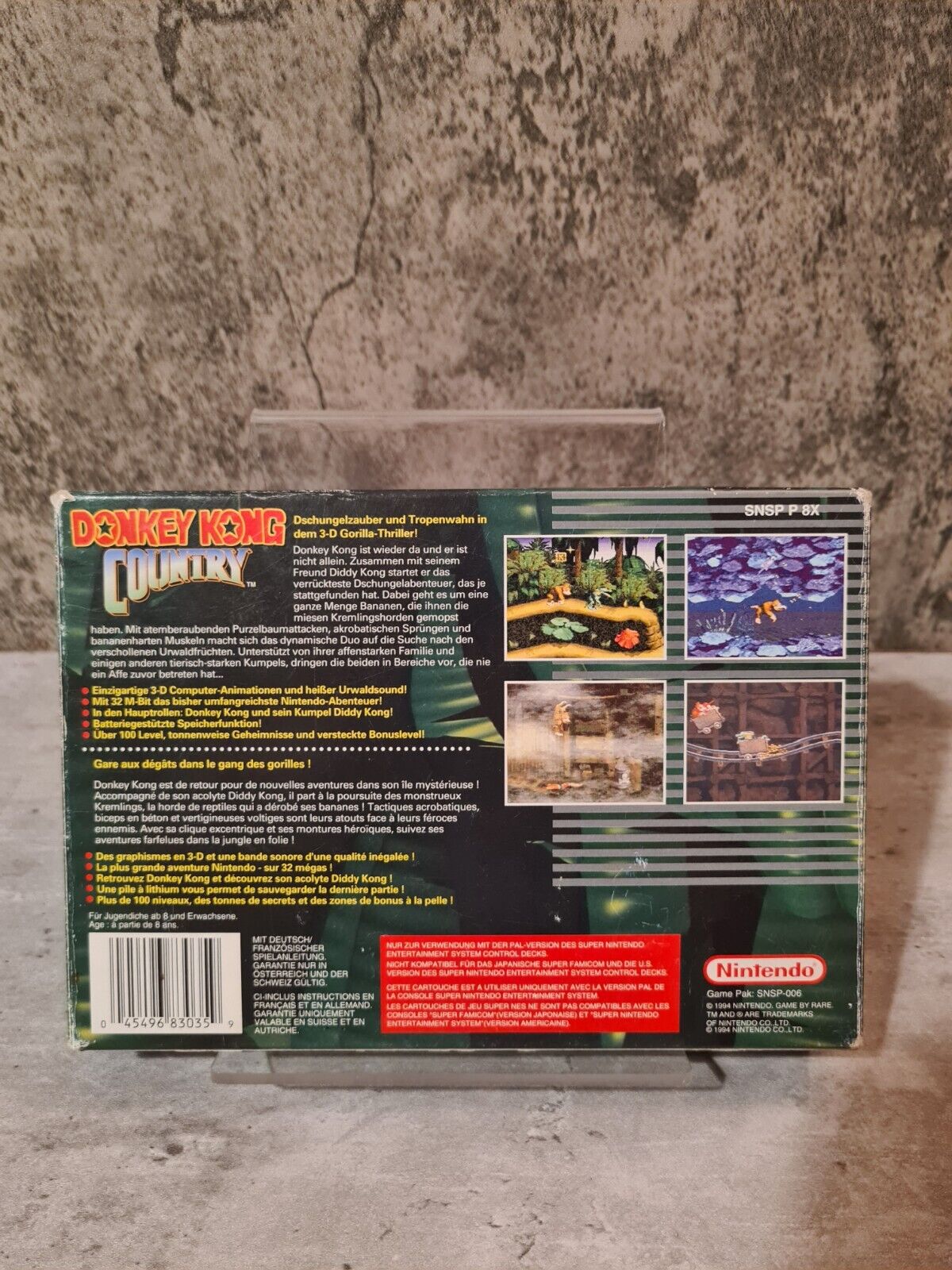 SNES Super Nintendo Donkey Kong Country mit OVP und Anleitung FRG - T-Retro-Games
