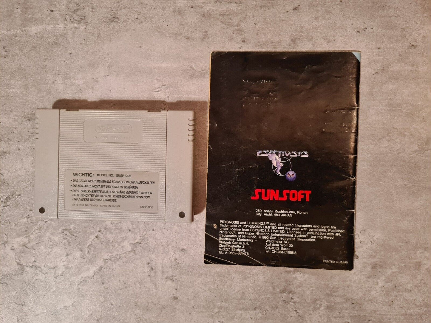 SNES Super Nintendo Lemmings mit OVP und Anleitung FRG - T-Retro-Games