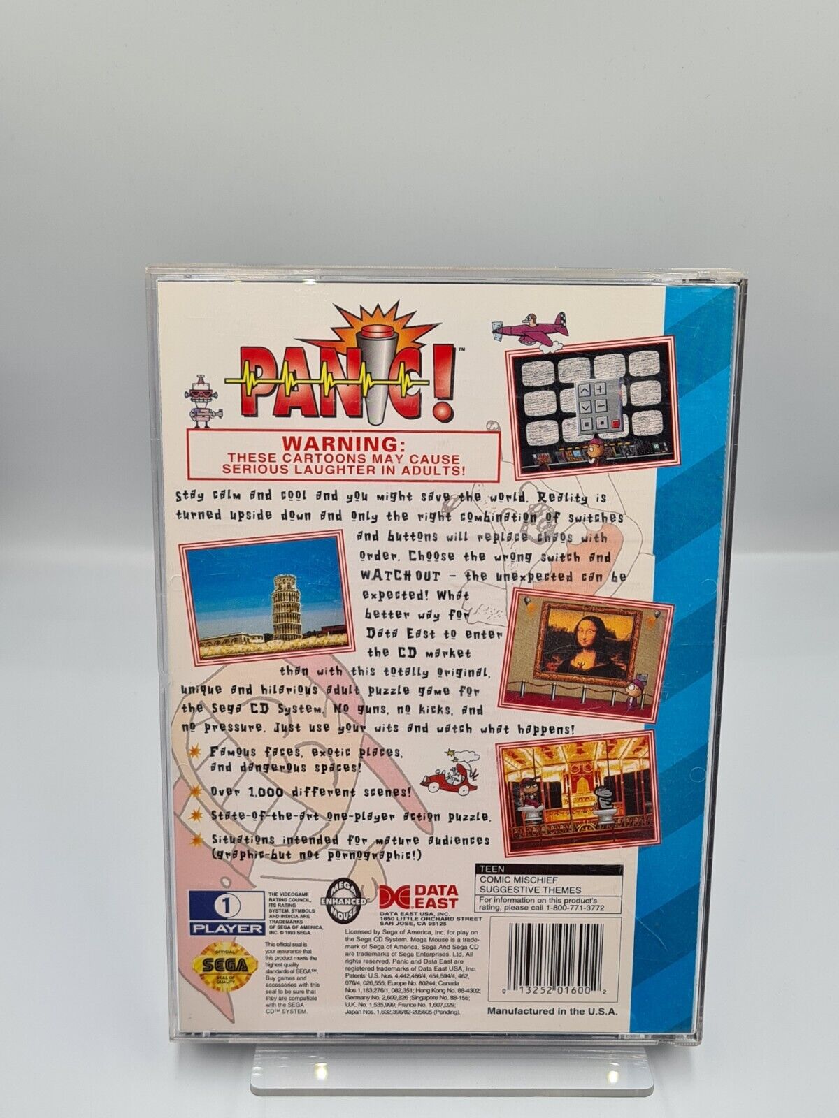 Sega CD Panic! mit OVP und Anleitung USA - T-Retro-Games