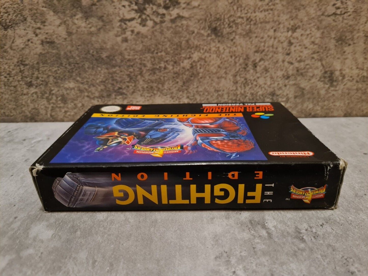 SNES Super Nintendo Power Rangers The Fighting Edition mit OVP und Anleitung UKV - T-Retro-Games