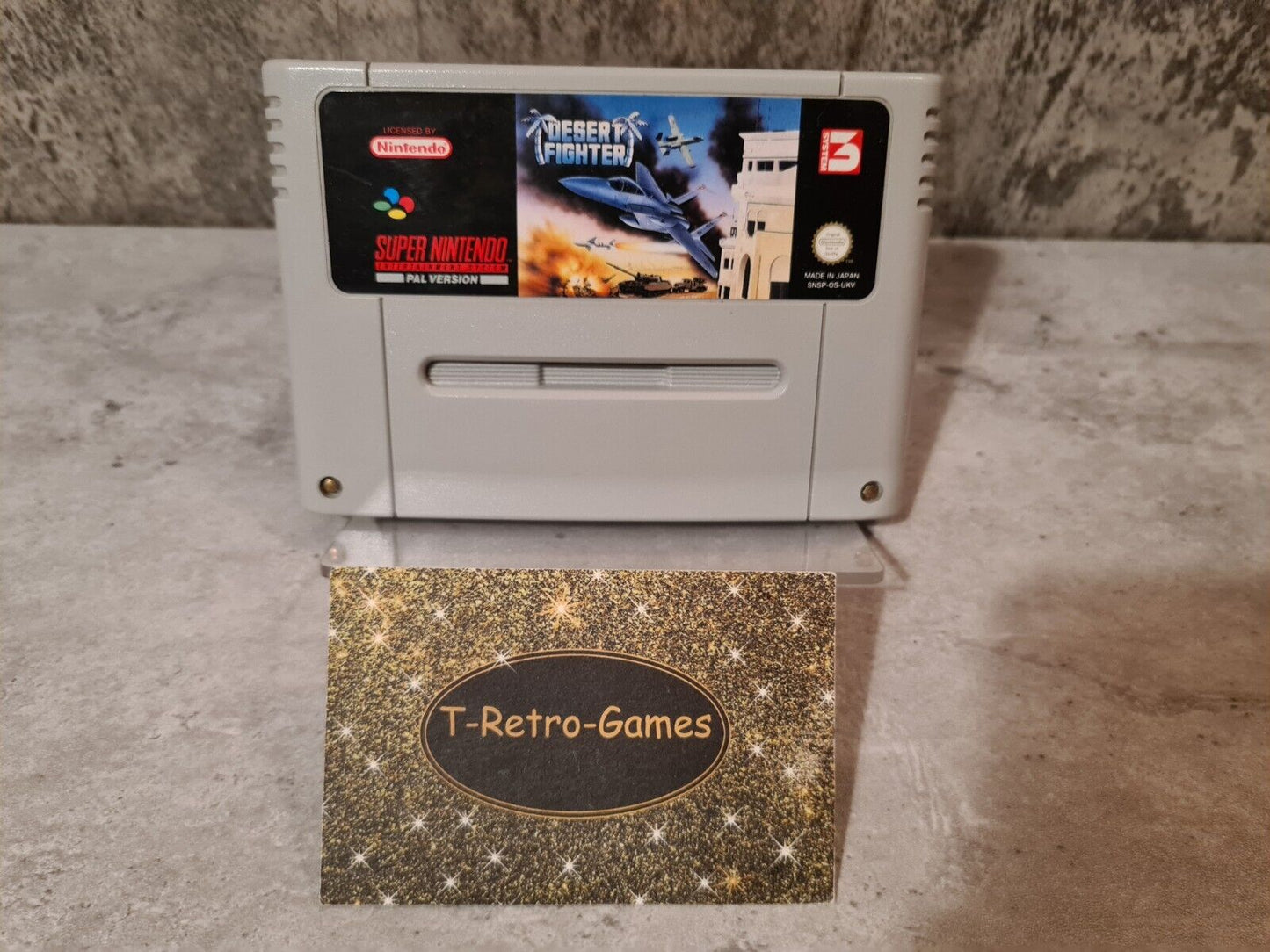 SNES Super Nintendo Desert Fighter Modul UKV - T-Retro-Games