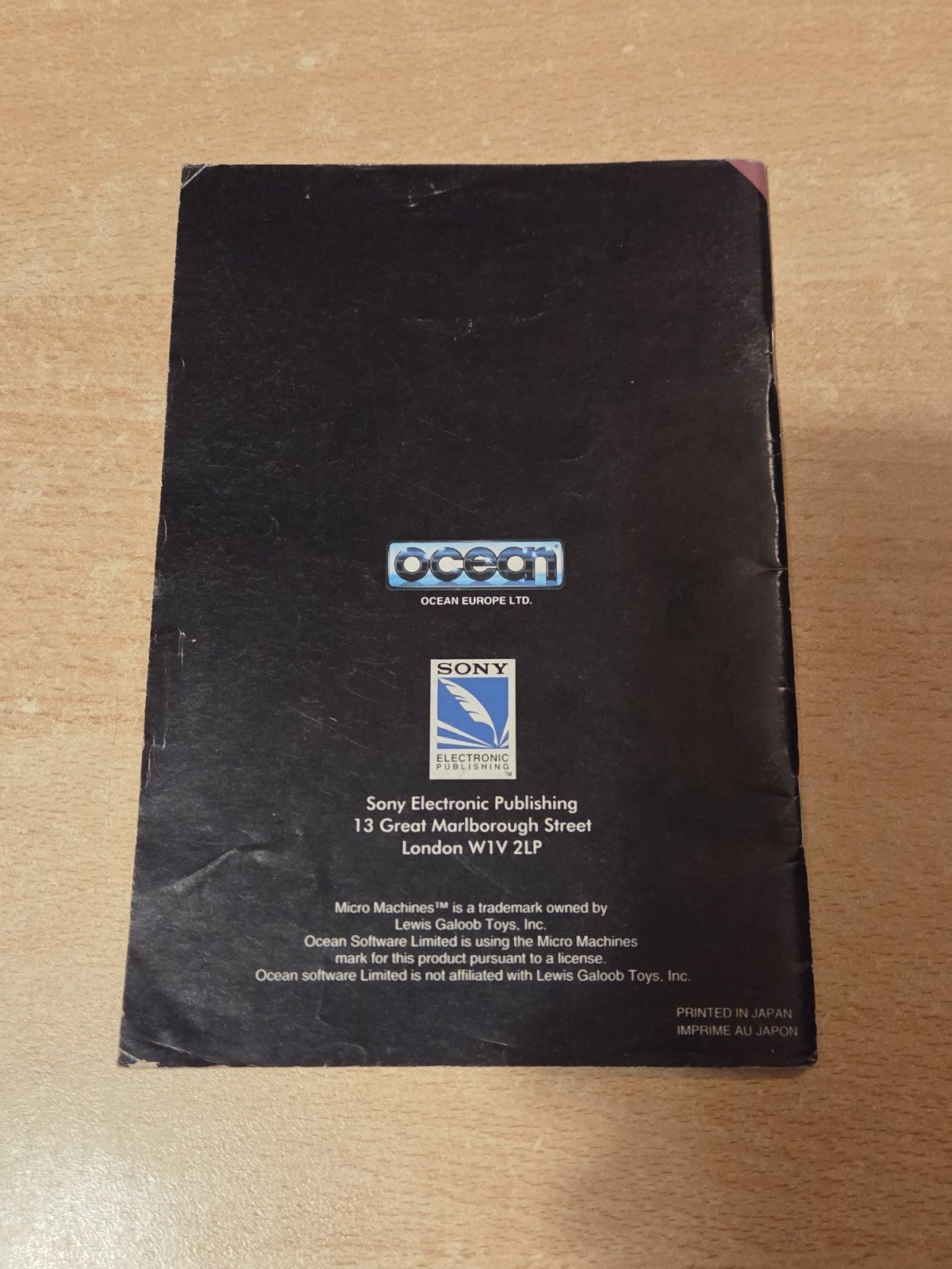 SNES Super Nintendo Micro Machines Spielanleitung Instruction Booklet EUR