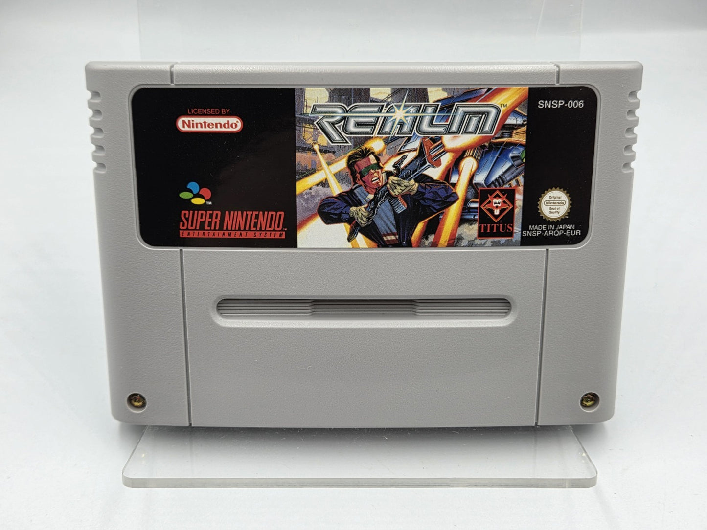 SNES Super Nintendo Realm Modul EUR