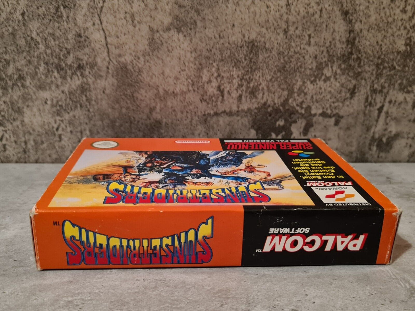 SNES Super Nintendo Sunset Riders mit OVP und Anleitung NOE - T-Retro-Games