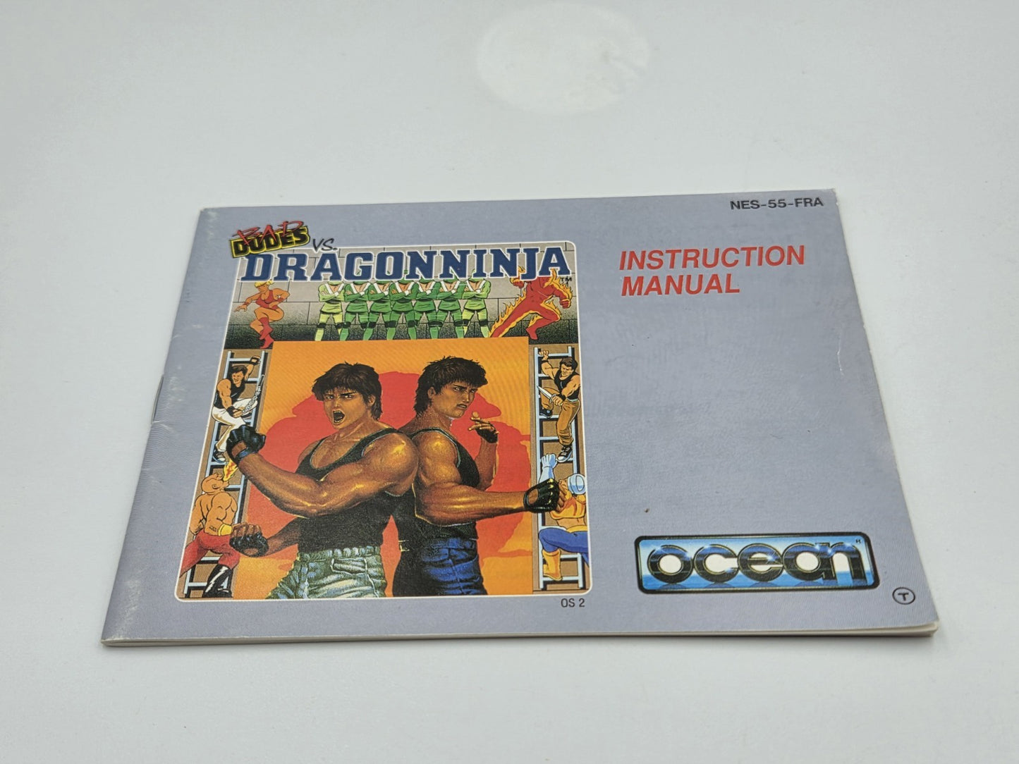 NES Bad Dudes VS. Dragonninja mit OVP und Anleitung FRA