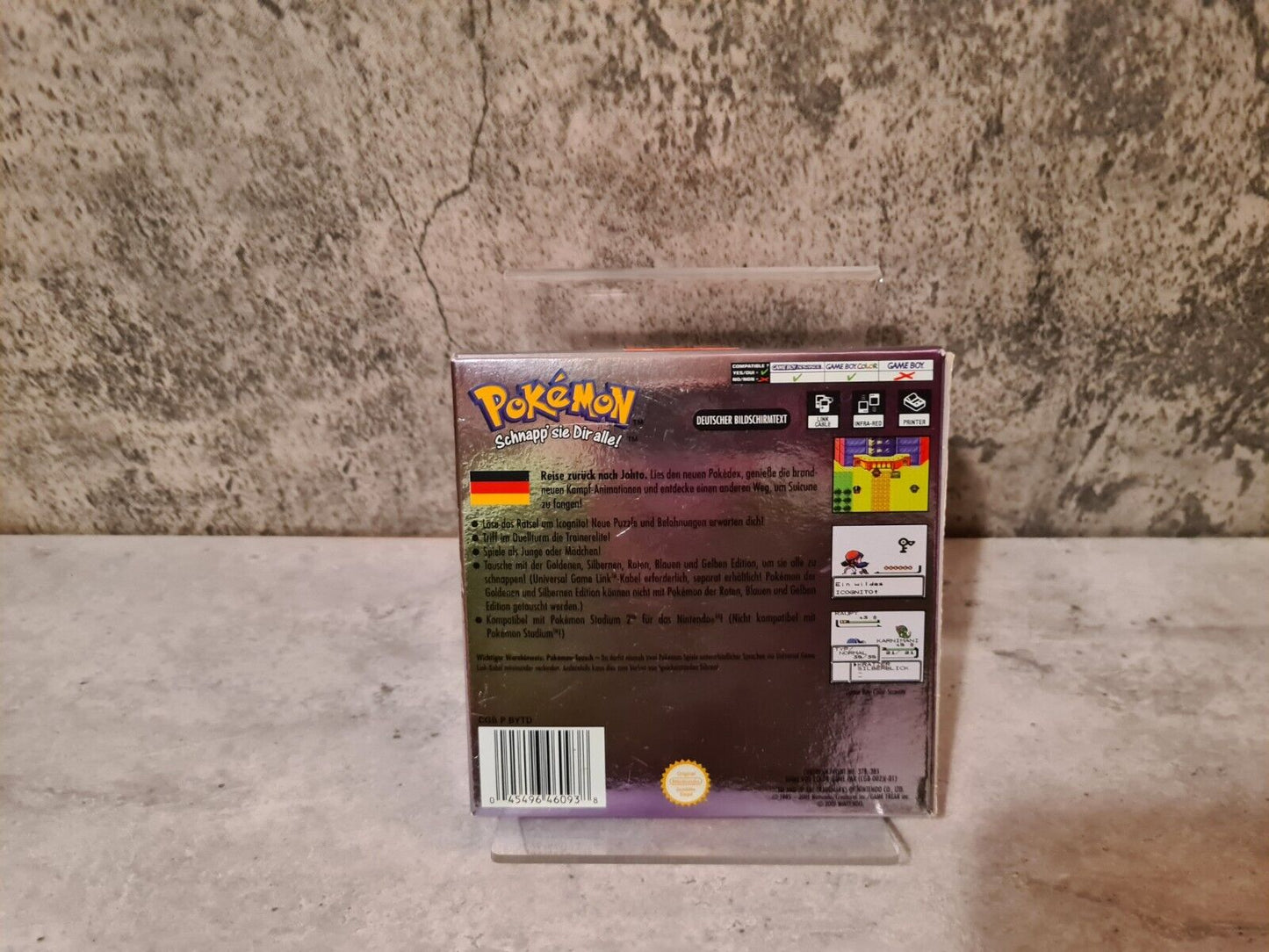 Nintendo Game Boy Color Pokemon Kristall Edition mit OVP und Anleitung NOE - T-Retro-Games