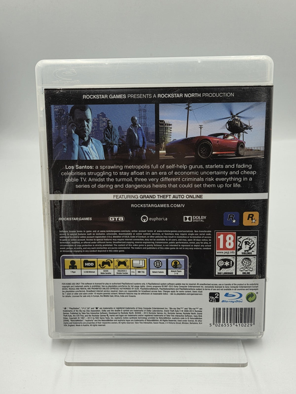 PS3 Playstation 3 Grand Theft Auto V Five mit OVP und Anleitung