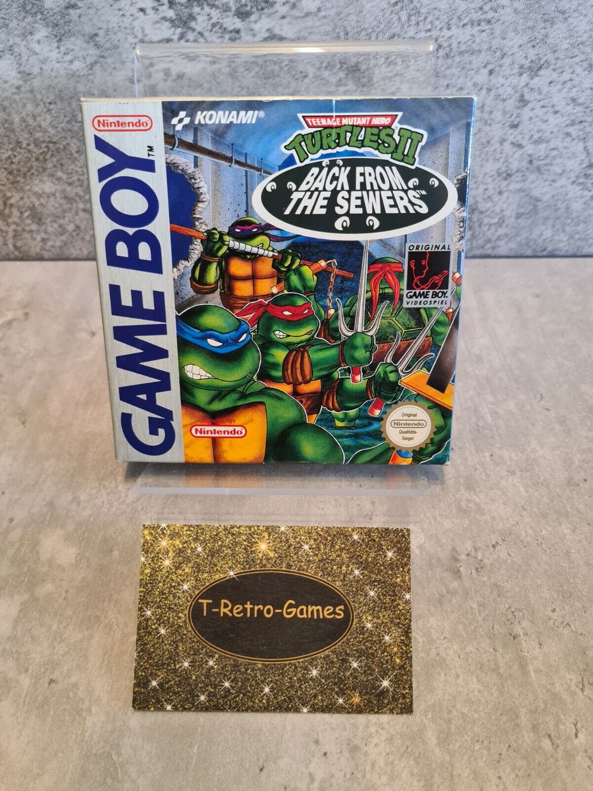 Game Boy Classic Turtles II 2 Back from The Sewers mit OVP und Anleitung NOE