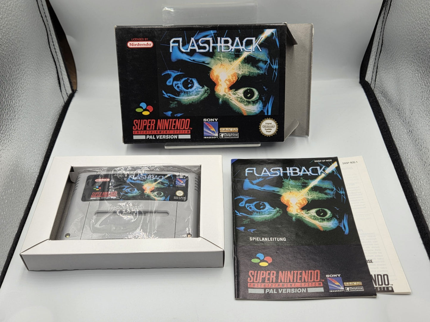 SNES Super Nintendo Flashback mit OVP und Anleitung NOE