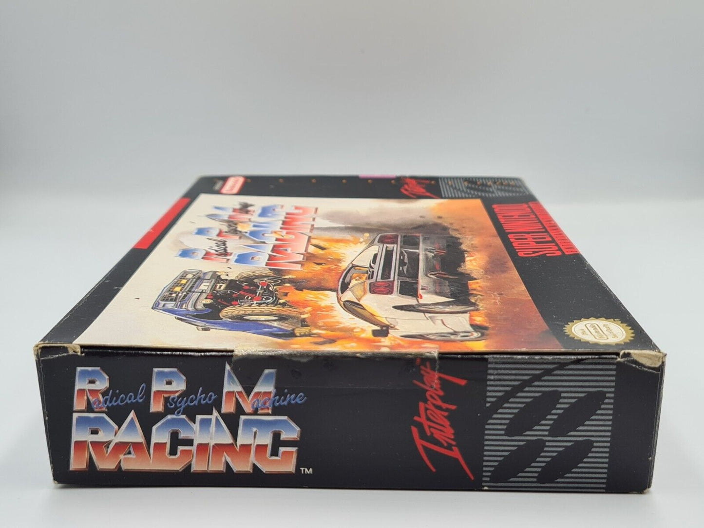 SNES Super Nintendo Radical Psycho Machine Racing mit OVP und Anleitung NTSC-USA - T-Retro-Games