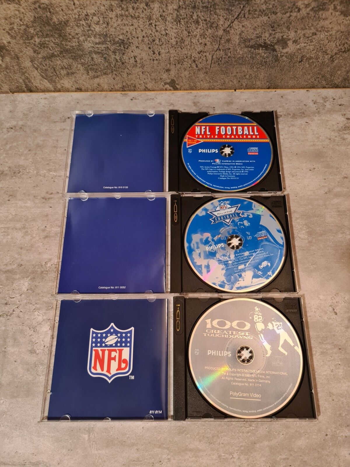 Philips CD-i NFL Triple Pack 3 Discs - T-Retro-Games